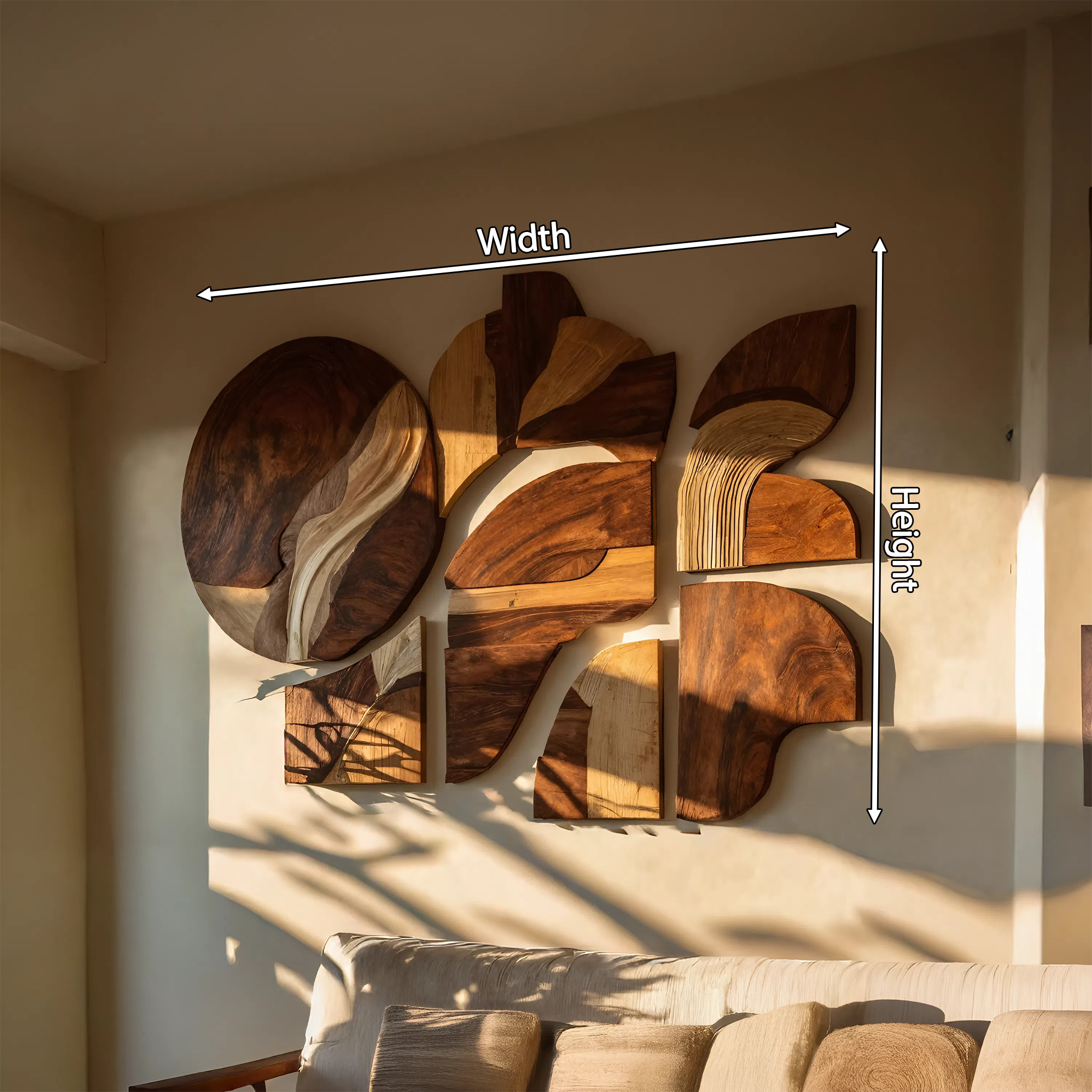 Farmhouse Wooden Wall Art Sculpture For Home Decor SILDTTRWA041