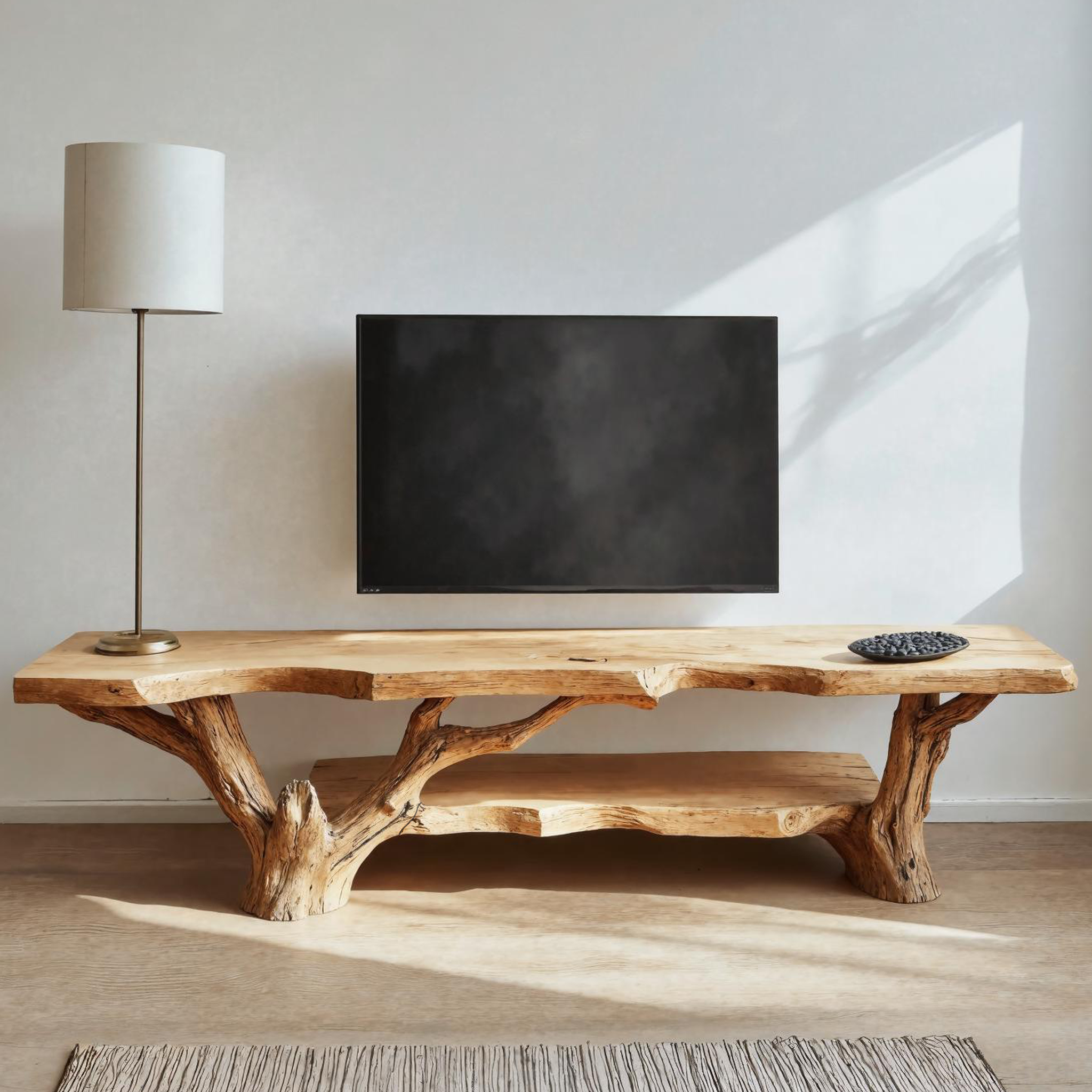 Rustic TV Cabinet Stand For Living Room And Entryway SILDTTVC019