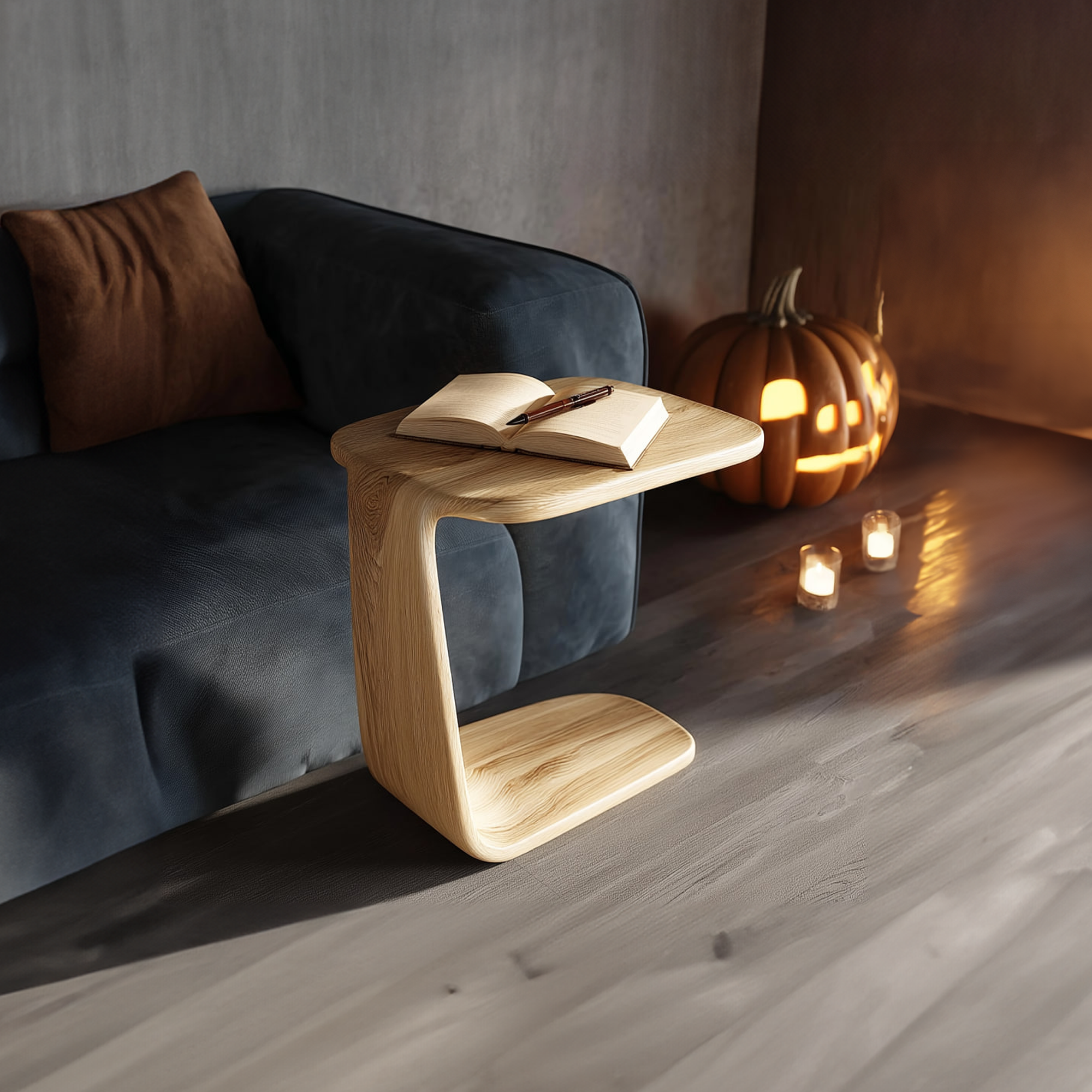 Organic Modern Modern Side Table For Living Room SINLKIBT193