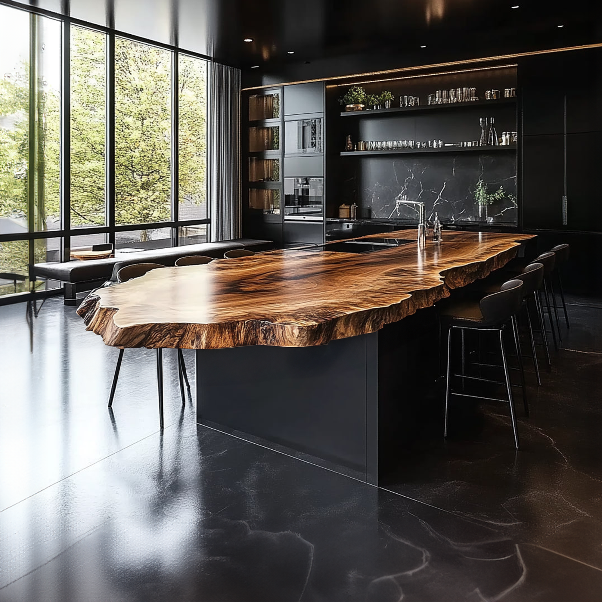 Rustic Luxury Organic Kitchen Island Kitchen Or Cooking Space SINLKIKI120