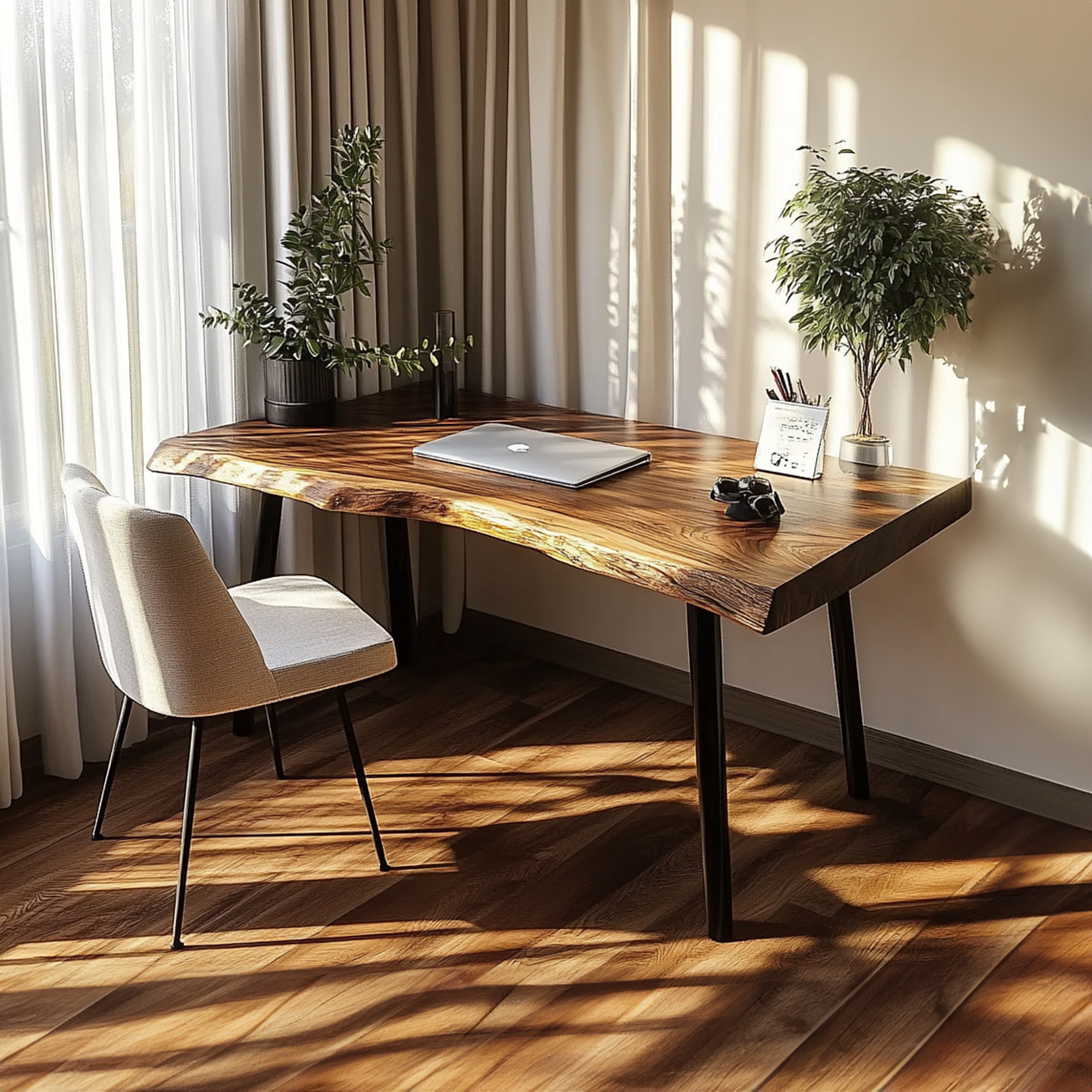 Rustic Modern Desk Bedroom And Study Room SINLKIDK016