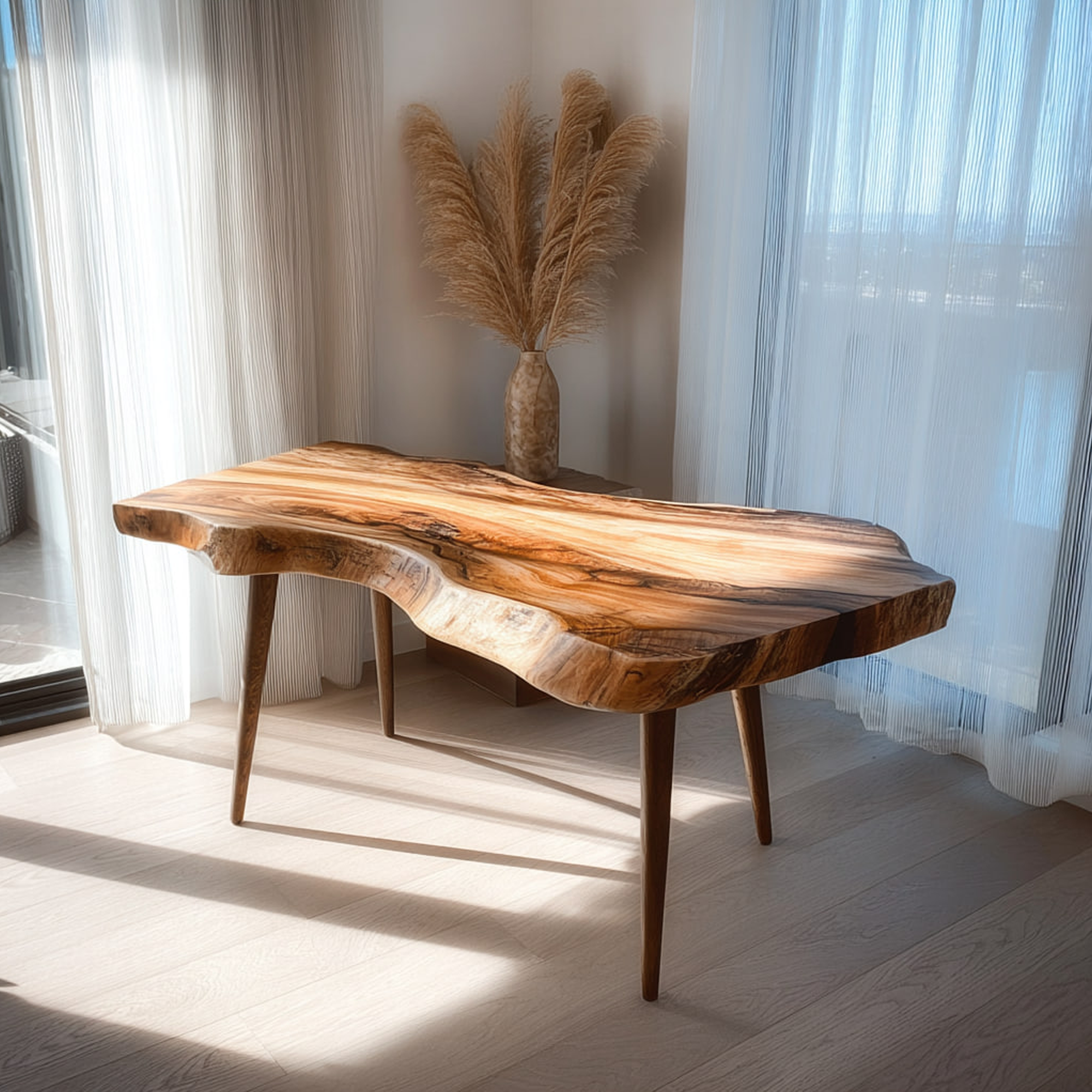 Rustic Organic Work Desk Home Office And Bedroom SINLKIDK071