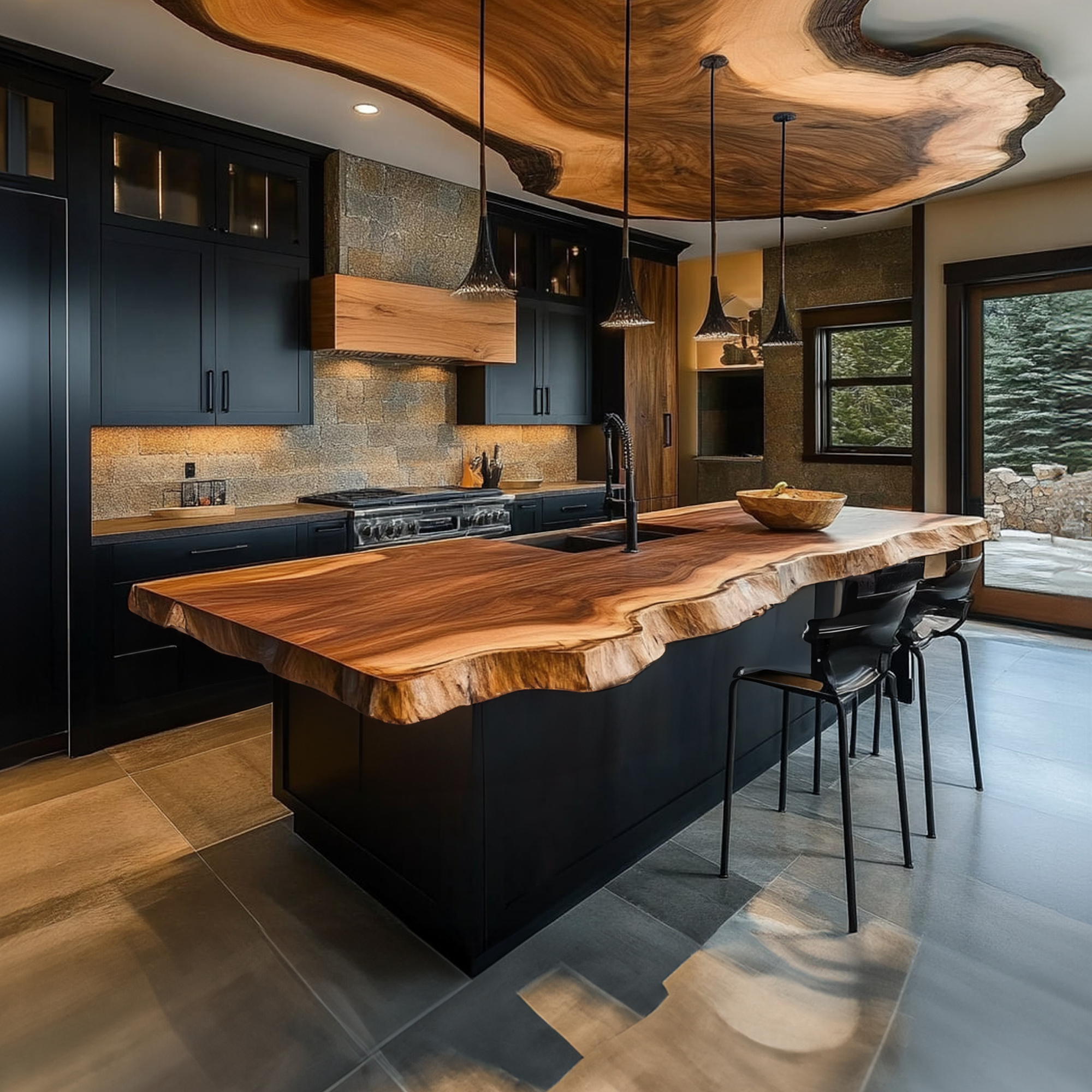 Rustic Industrial Luxury Kitchen Island Kitchen Or Home Bar SINLKIKI125