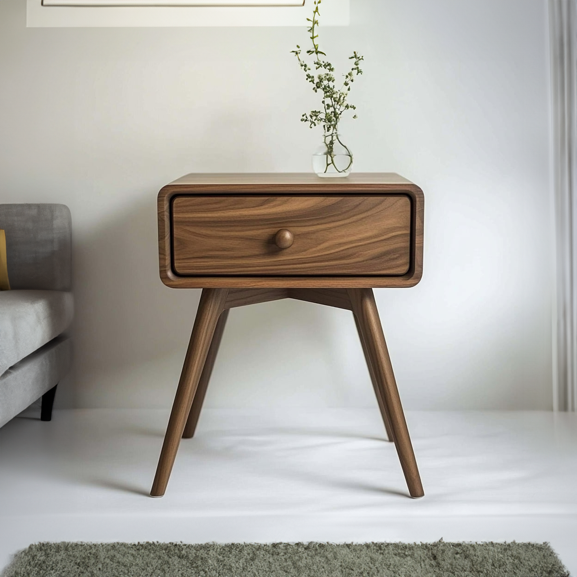 Minimalist Sculptural Side Table Bedroom Or Reading Room SINLKICC025
