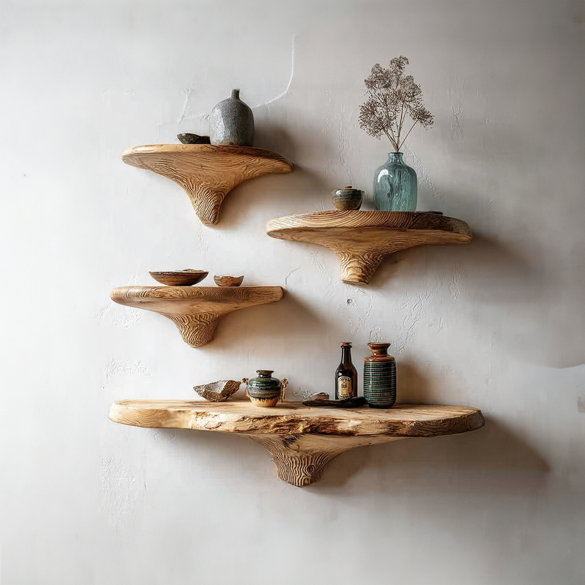 Midcentury Mushroom Shelf Bathroom SINLKIFL147