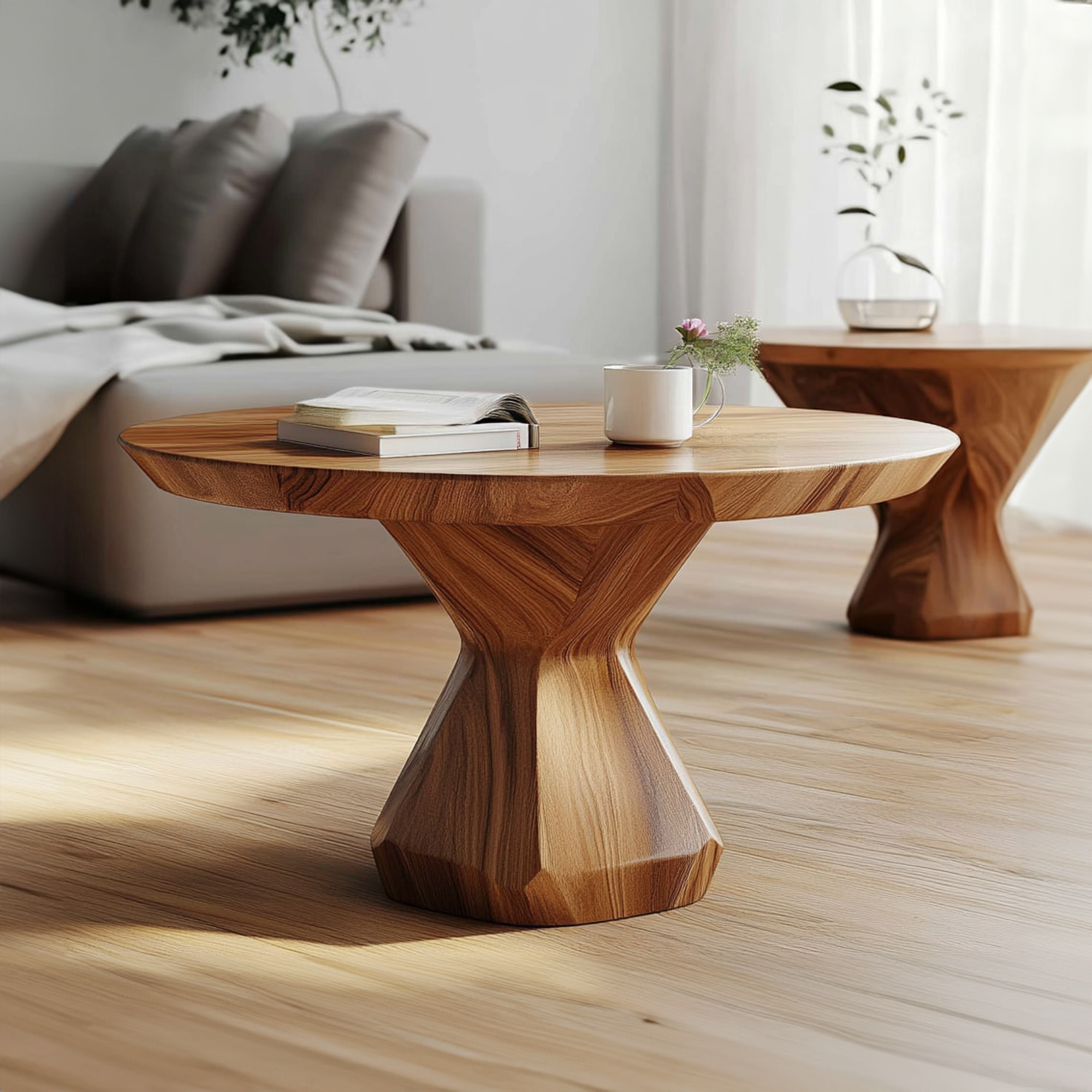 Modern Geometric Coffee Table Living Room SINLKICF210