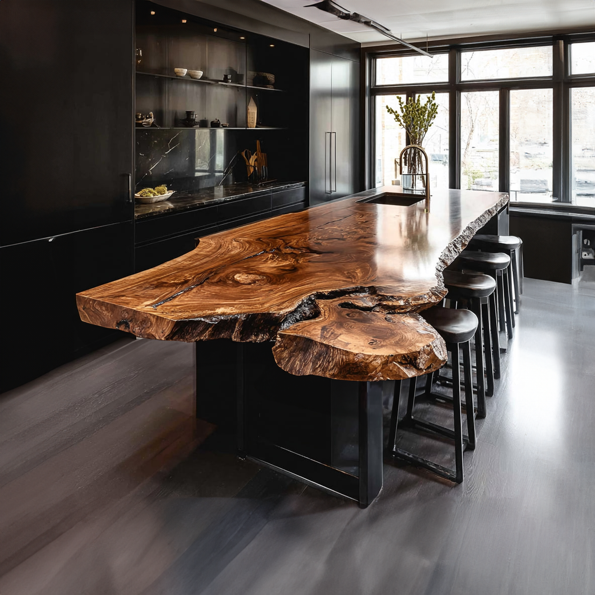 Modern Rustic Kitchen Island Kitchen Or Dining Room SINLKIKI010