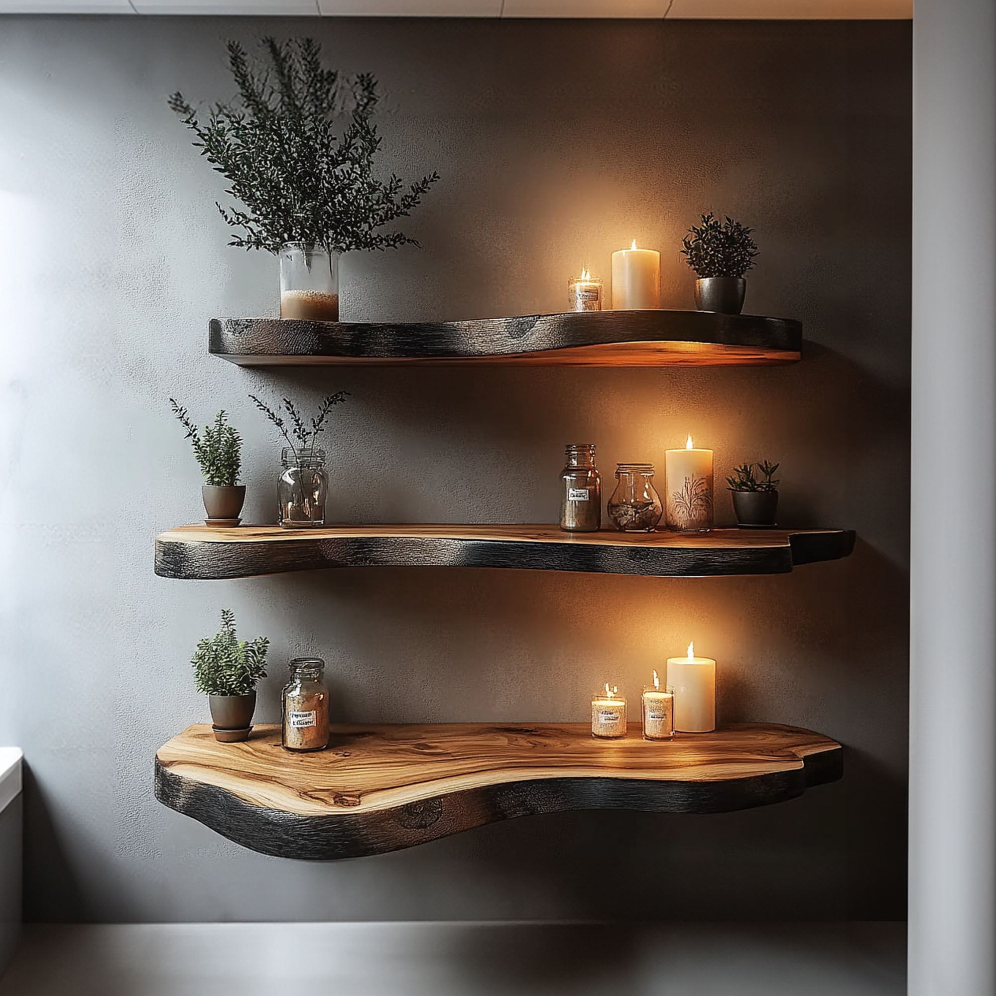 Rustic Floating Shelf Boho Living Room Or Bedroom SINLKIFL309