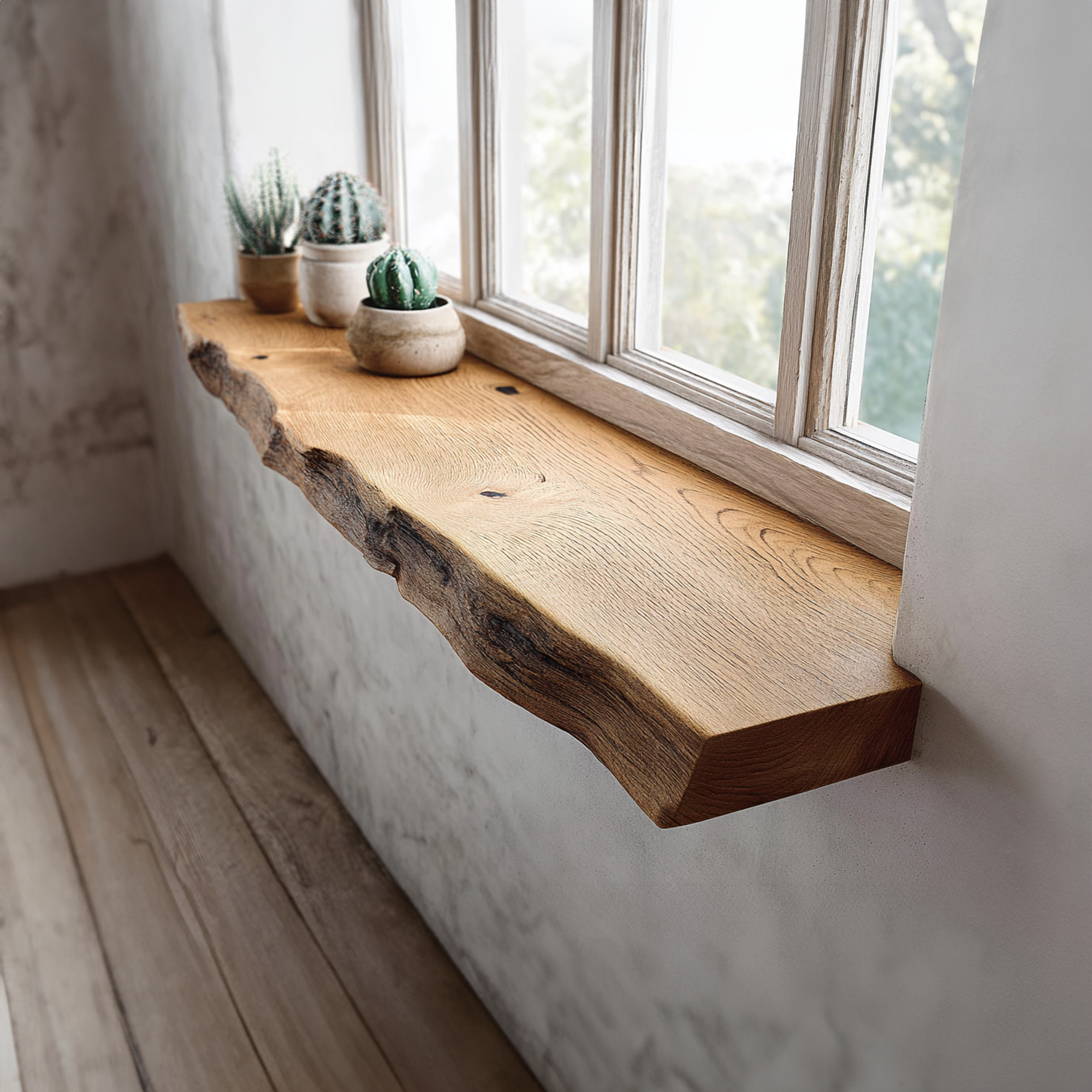 Rustic Floating Window Shelf Kitchen Dining Entryway SINLKIFL187