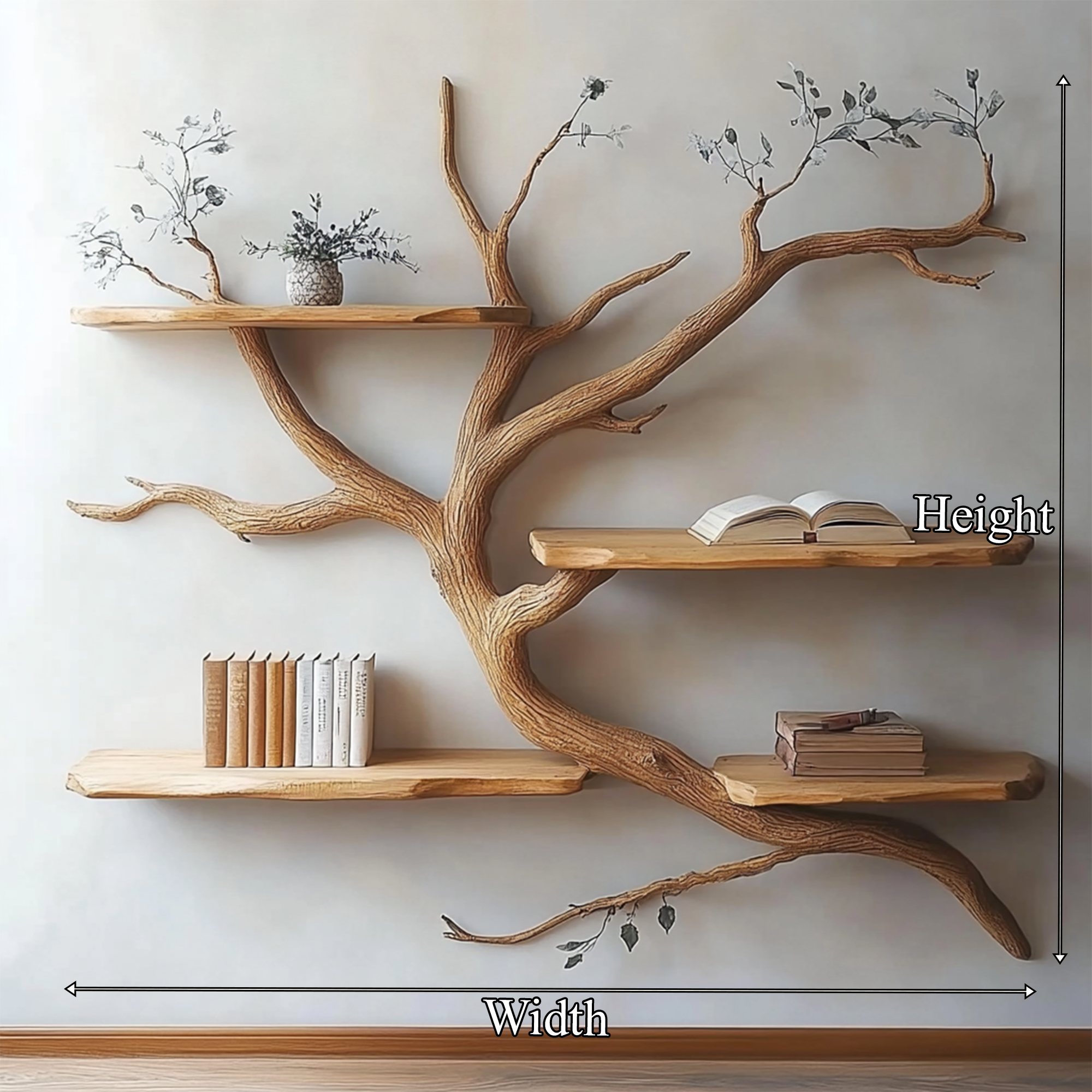Artistic Wall Display Shelf Studio And Living Room SINLKITBS109