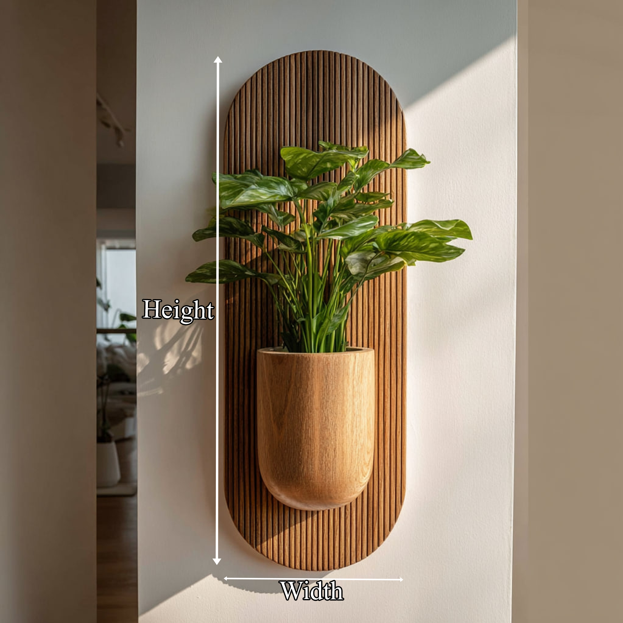 Rustic Wall Planter Living Room And Entryway SINLKIWD013