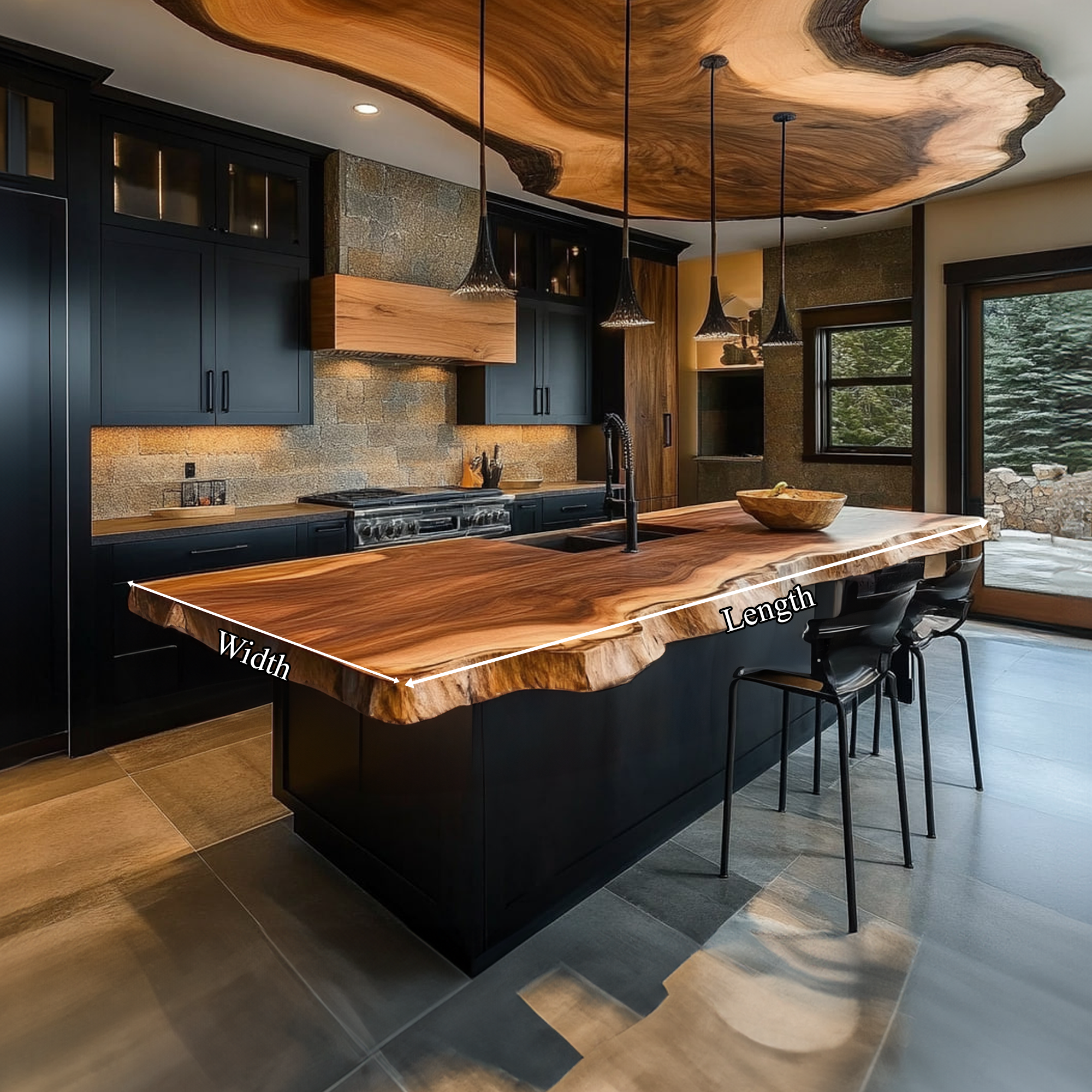 Rustic Industrial Luxury Kitchen Island Kitchen Or Home Bar SINLKIKI125