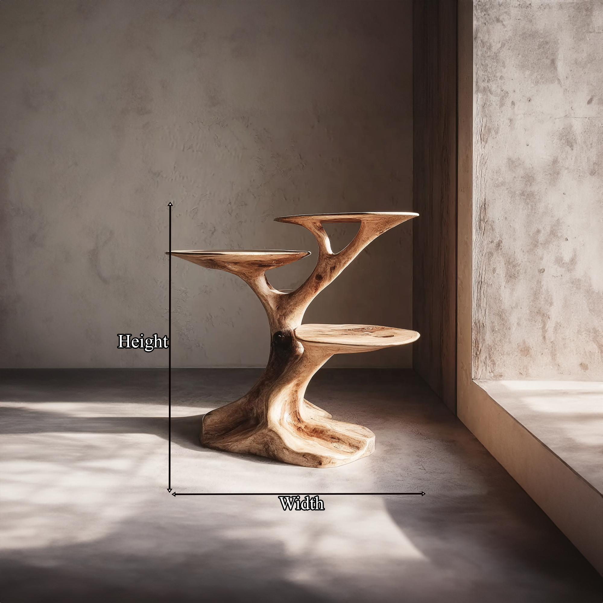 Rustic Side Table Entryway Or Living Room SINLKIBT114