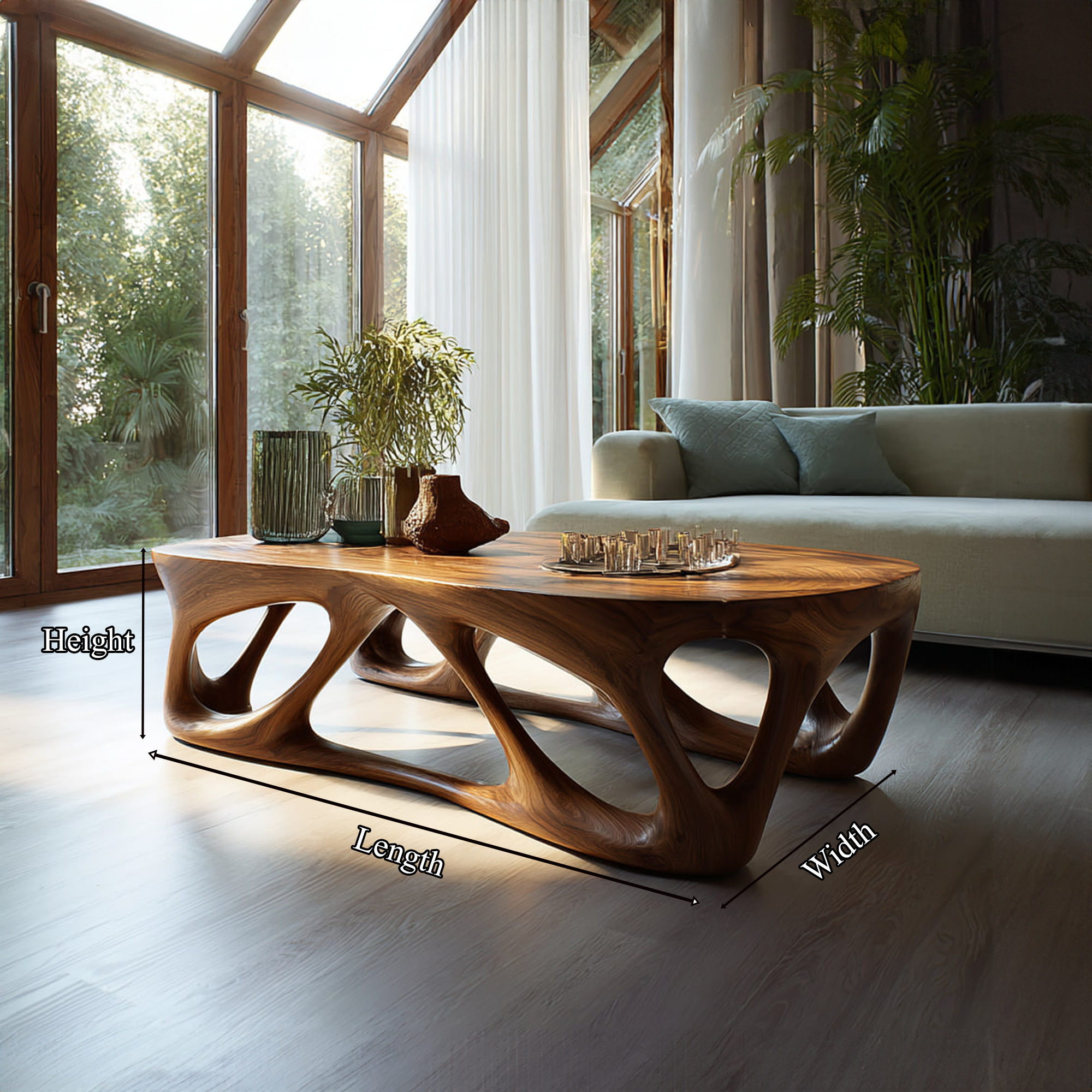 Mid Century Coffee Table Living Room Design SINLKICF159