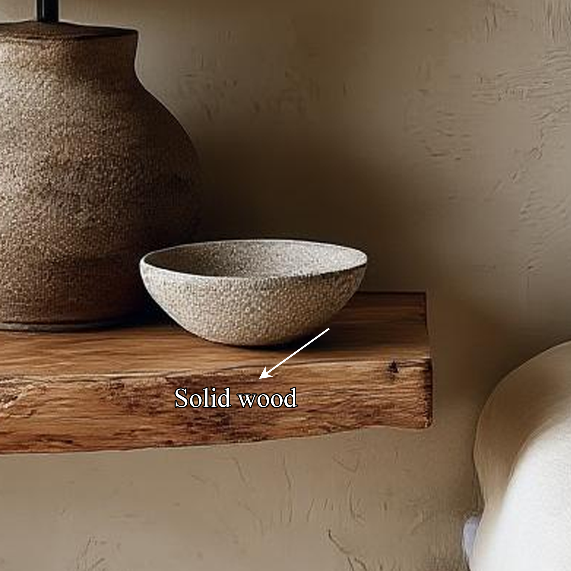 Rustic Floating Nightstand Bedroom SINLKIFL183