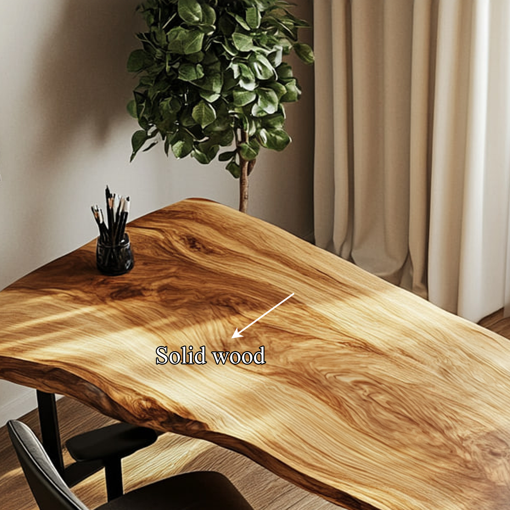 Warm Contemporary Writing Desk Study Room And Reading Room SINLKIDK031