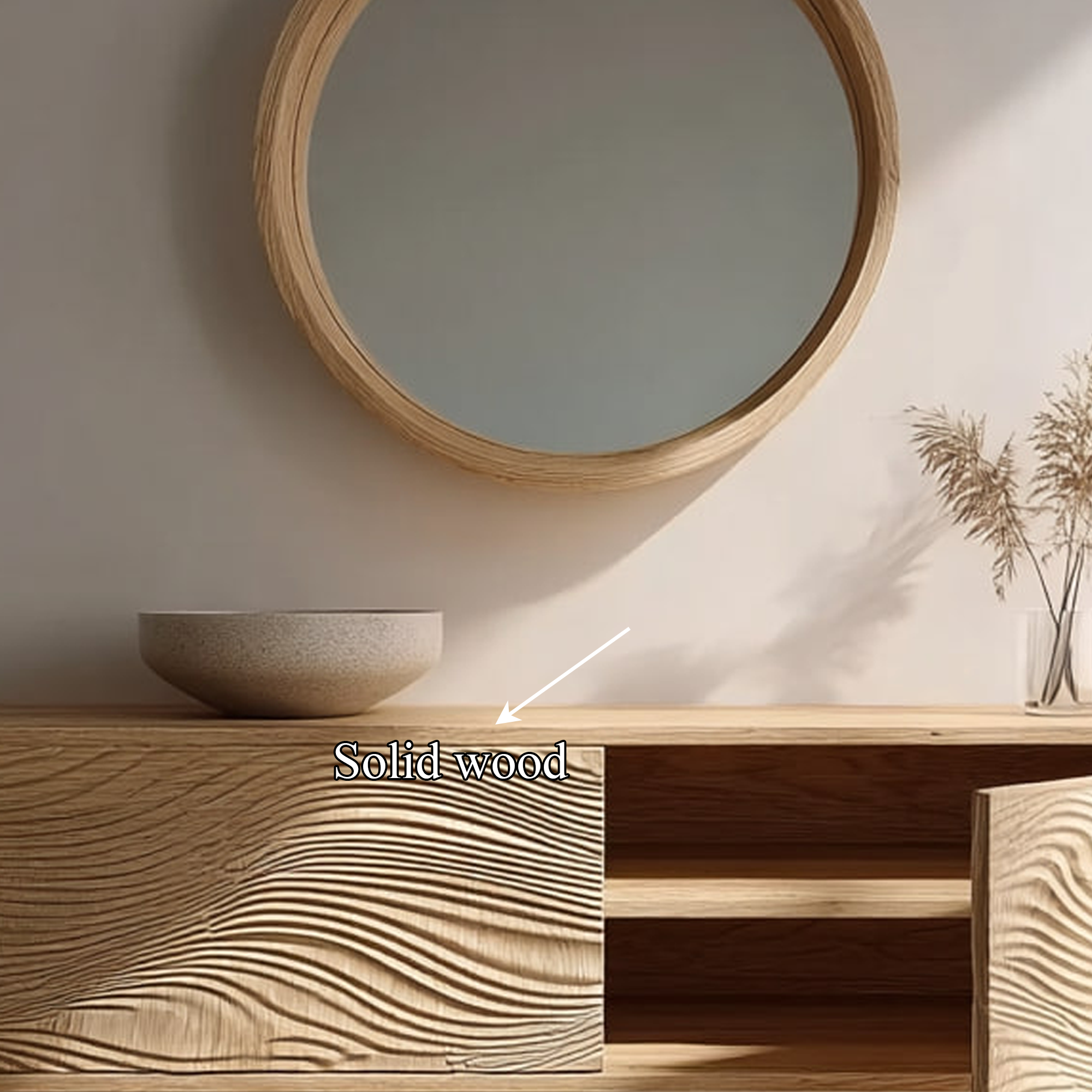 Rustic Floating Bathroom Vanity Modern Washroom SINLKIBRV181
