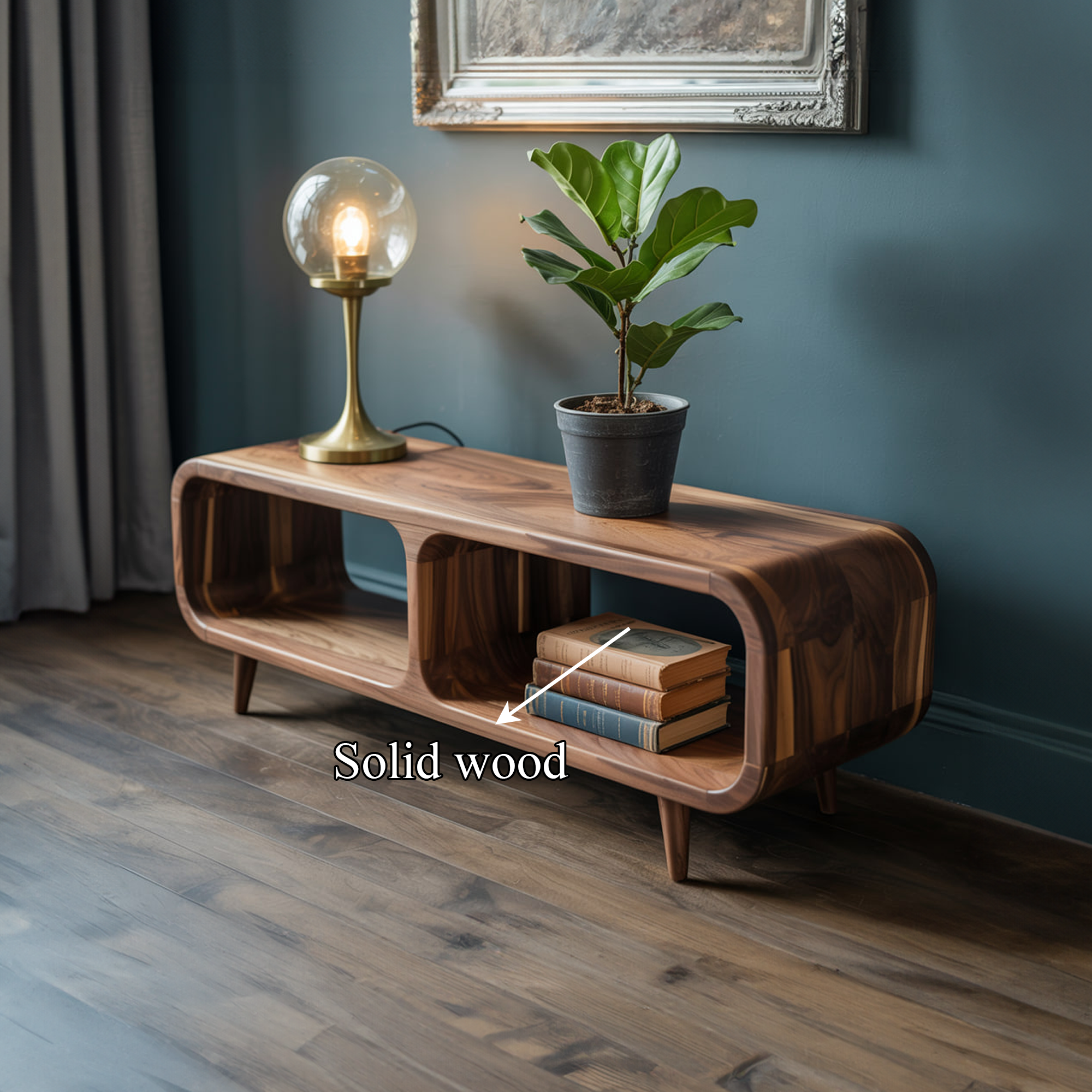 Mid Century Storage Table Entryway And Living Room SINLKISC281