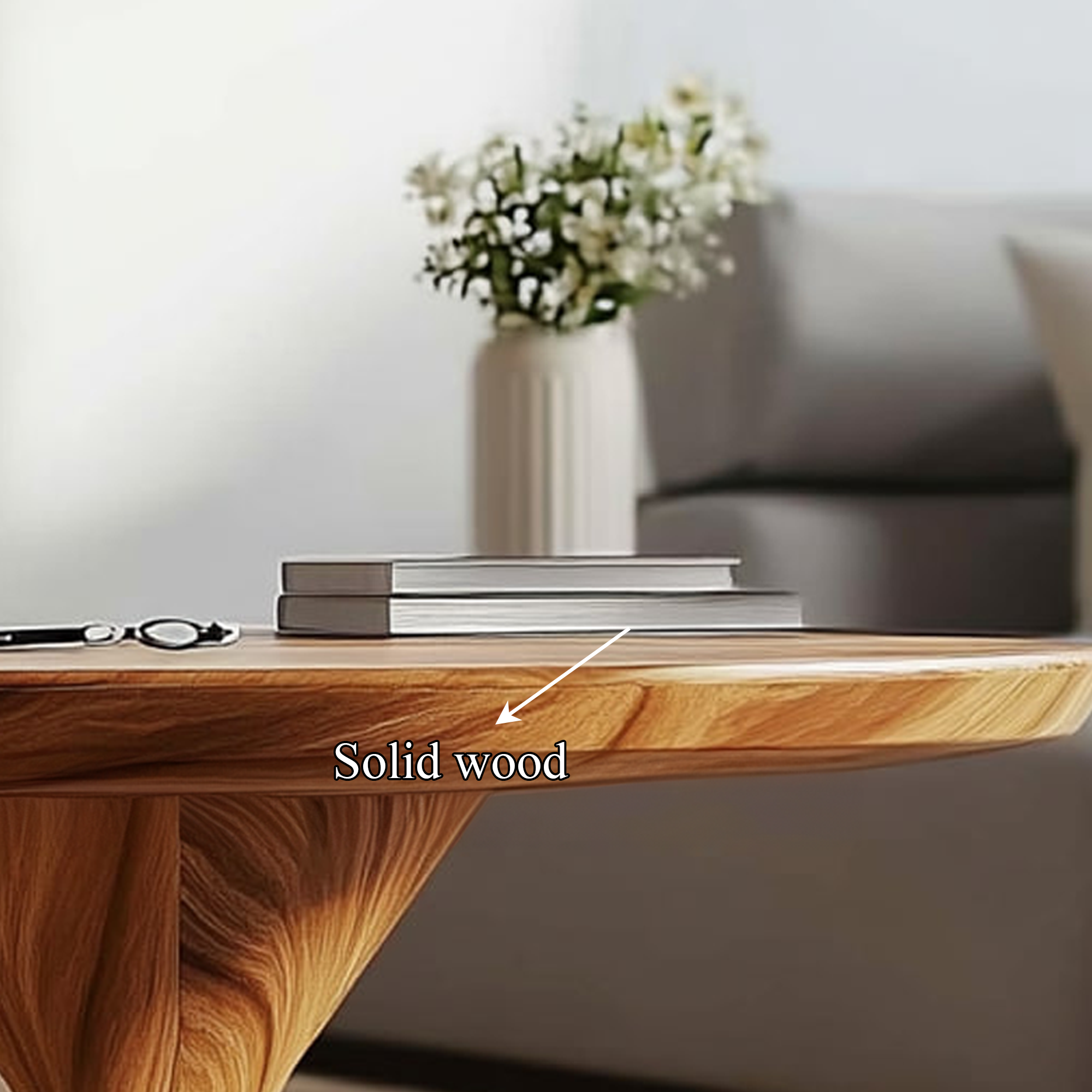 Mid Century Hourglass Coffee Table Living Room Office Room SINLKICF206