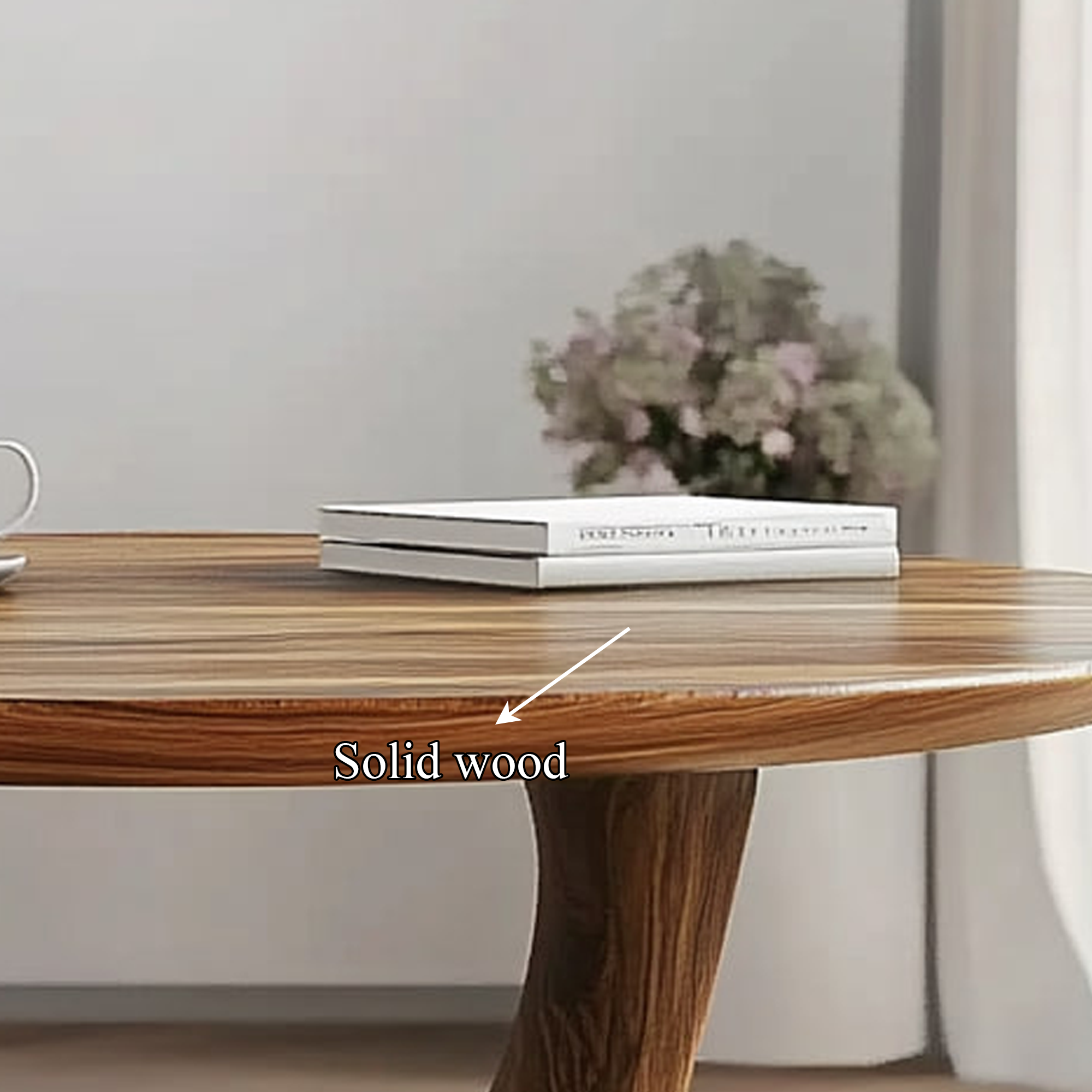 Mid Century Sculptural Twist Coffee Table Living Room SINLKICF203