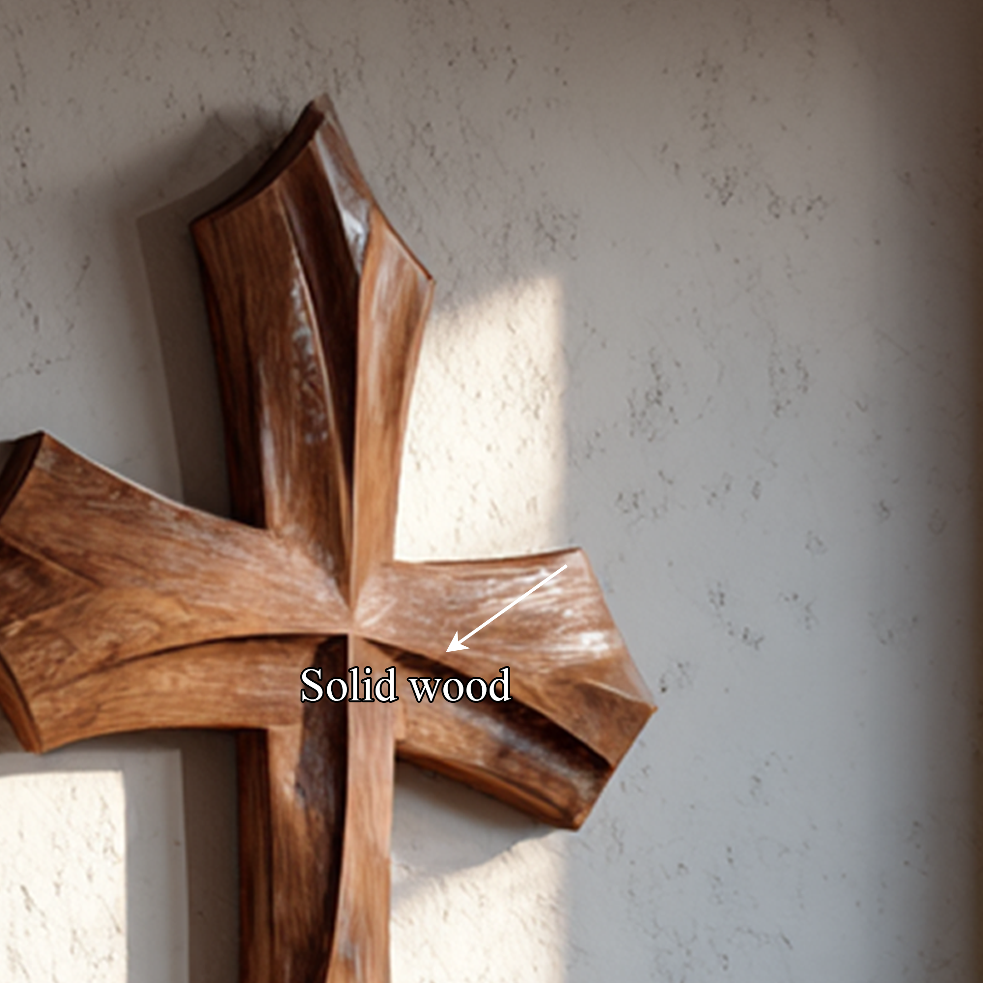 Rustic Wall Cross Reading Room Or Prayer Room SINLKIWD007