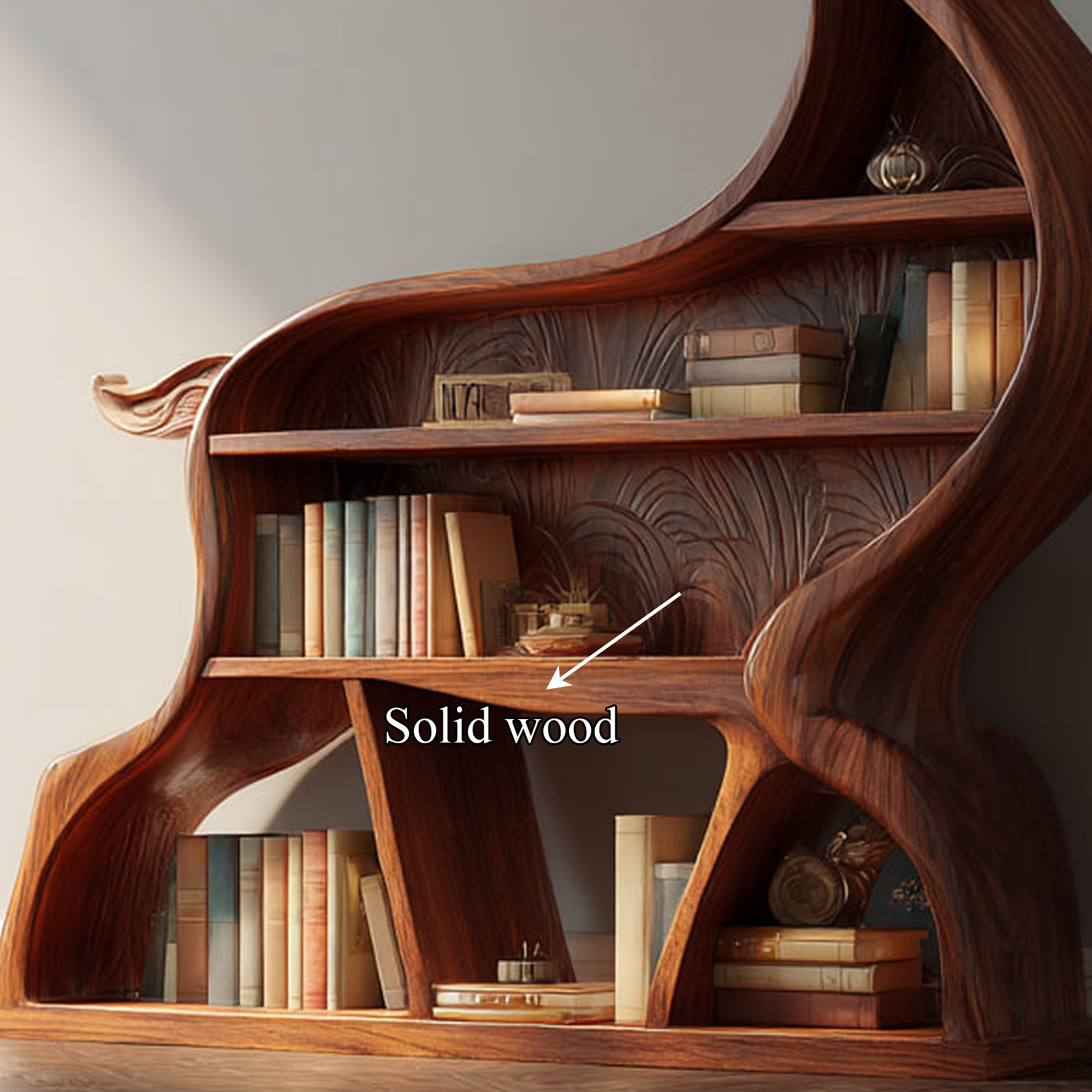 Rustic Deer Themed Bookshelf Farmhouse Entryway Or Living Room SINLKISC101