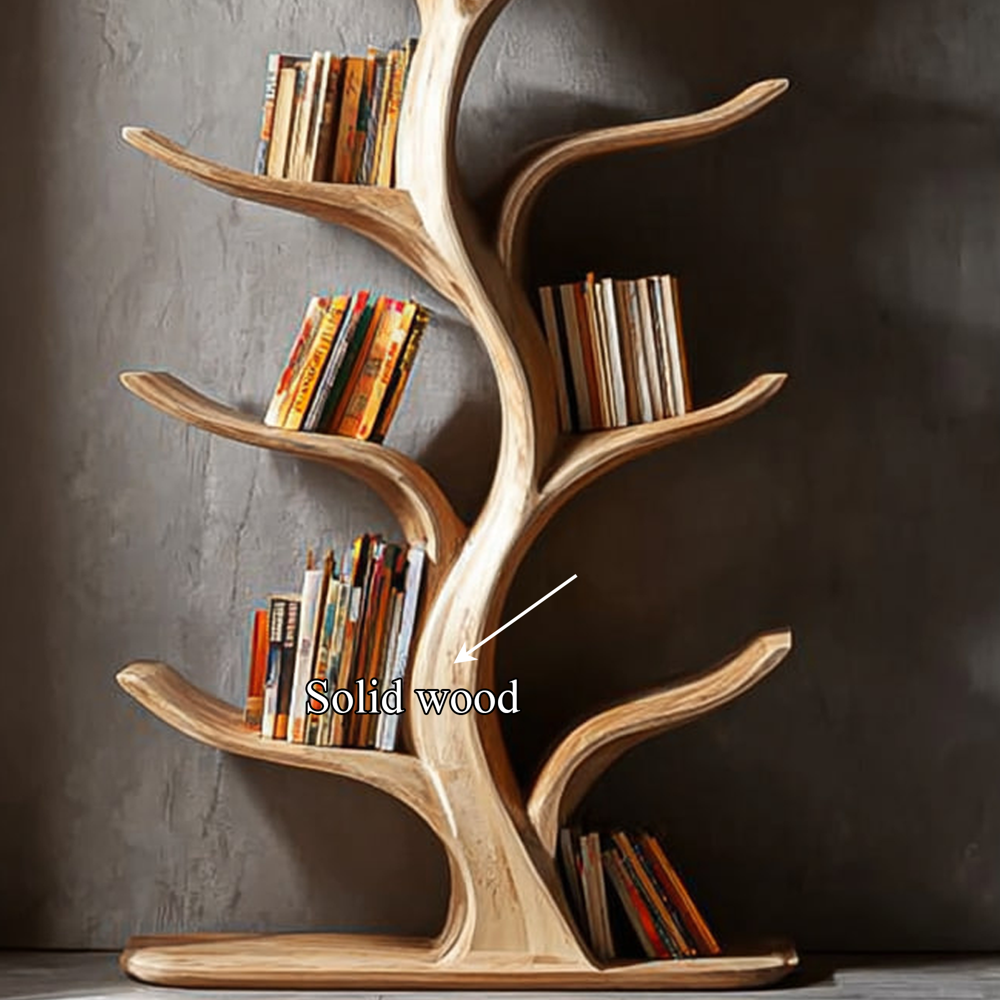Midcentury Modern Tree Display Study Room SINLKITB252