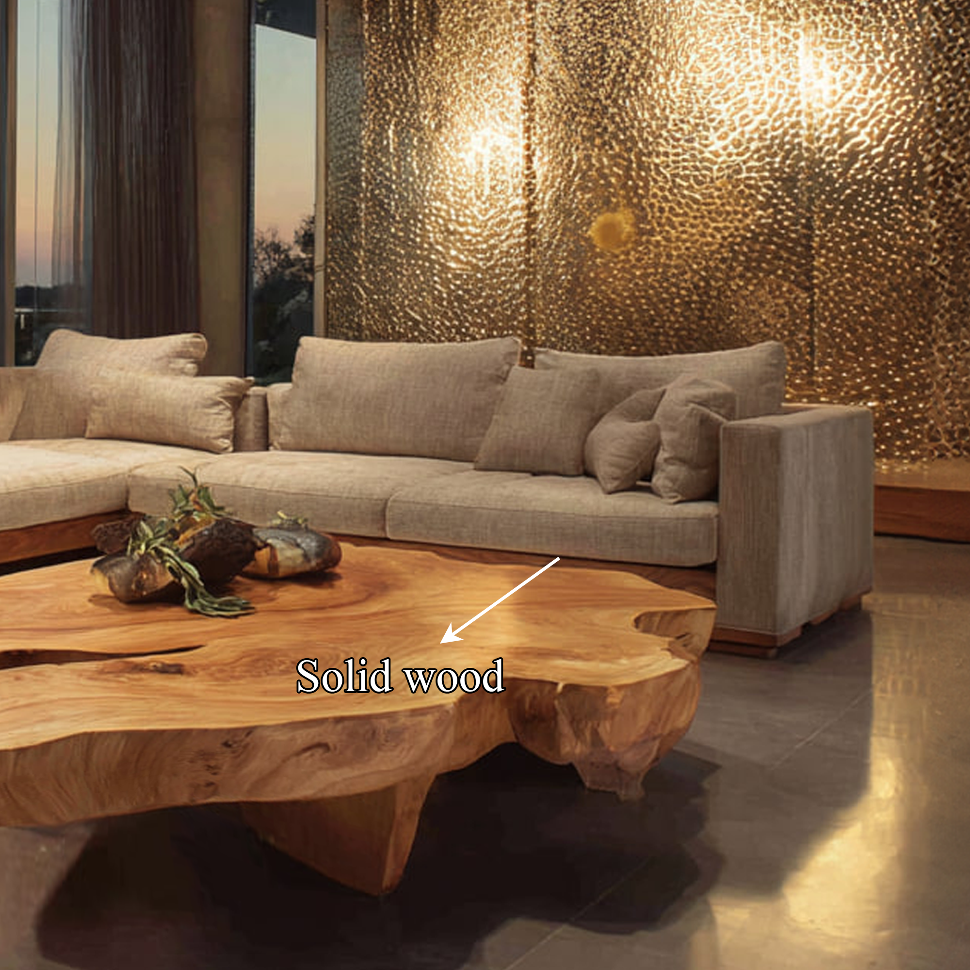 Mid Century Rustic Coffee Table Living Room Or Lounge Room SINLKICF136