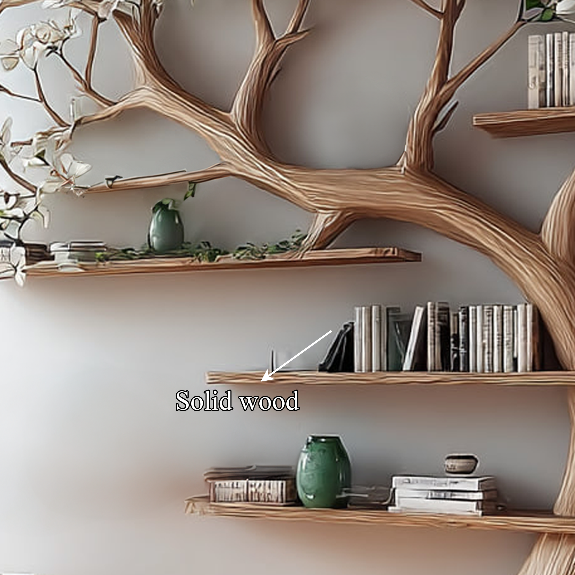 Mid Century Tree Bookshelf Holiday Study room SINLKITB280