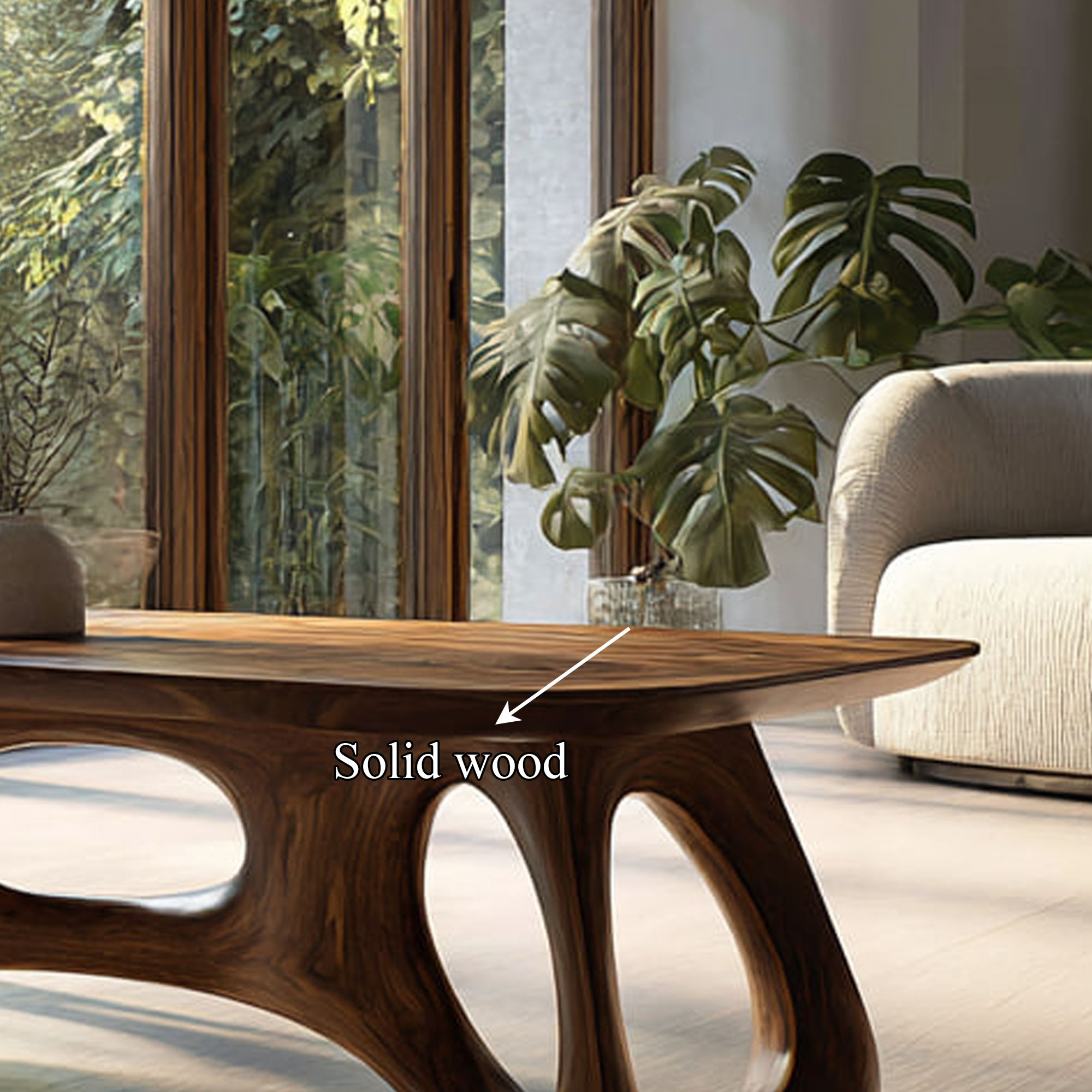 Mid Century Coffee Table Living Room SINLKICF156
