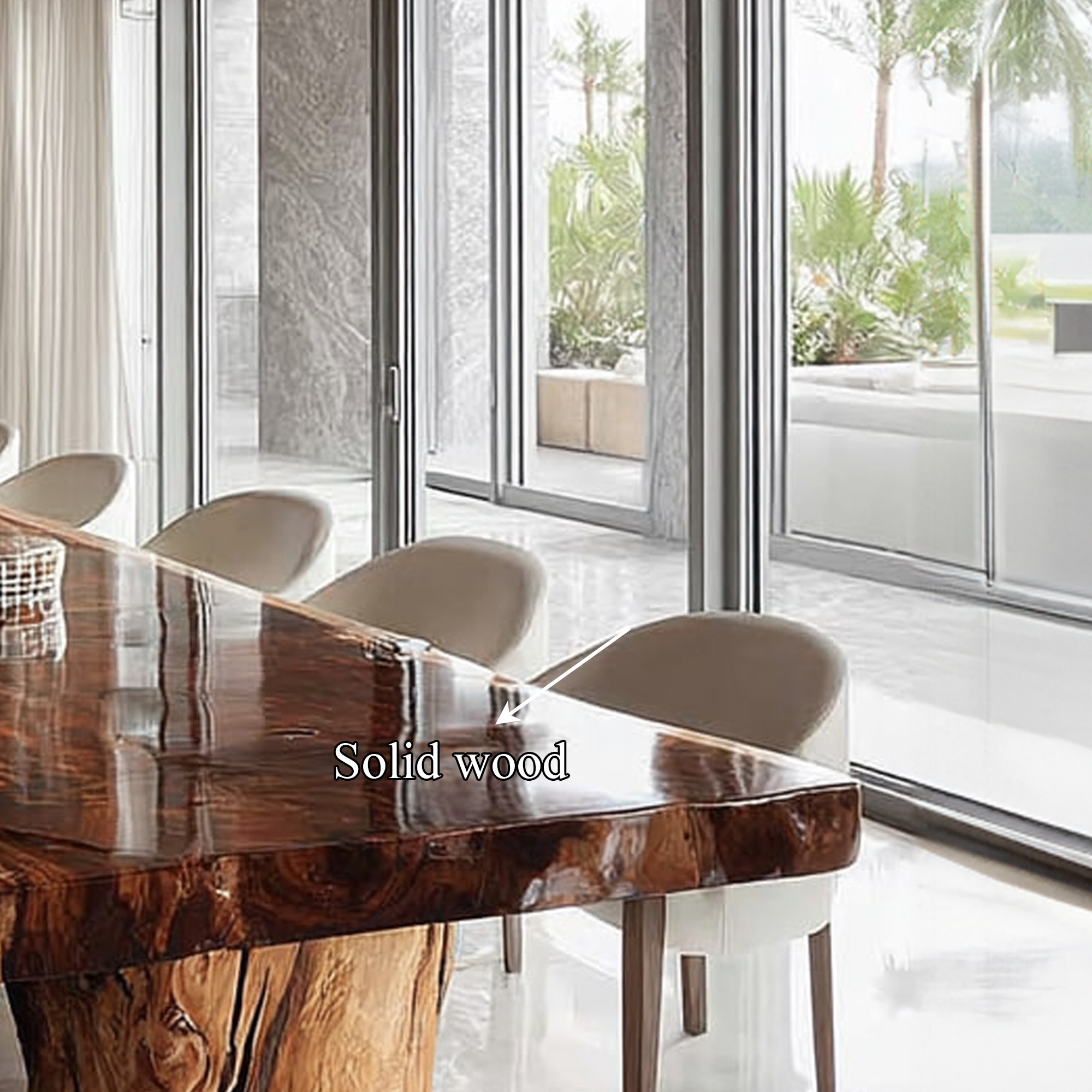 Rustic Dining Table Contemporary Home SINLKIDT092