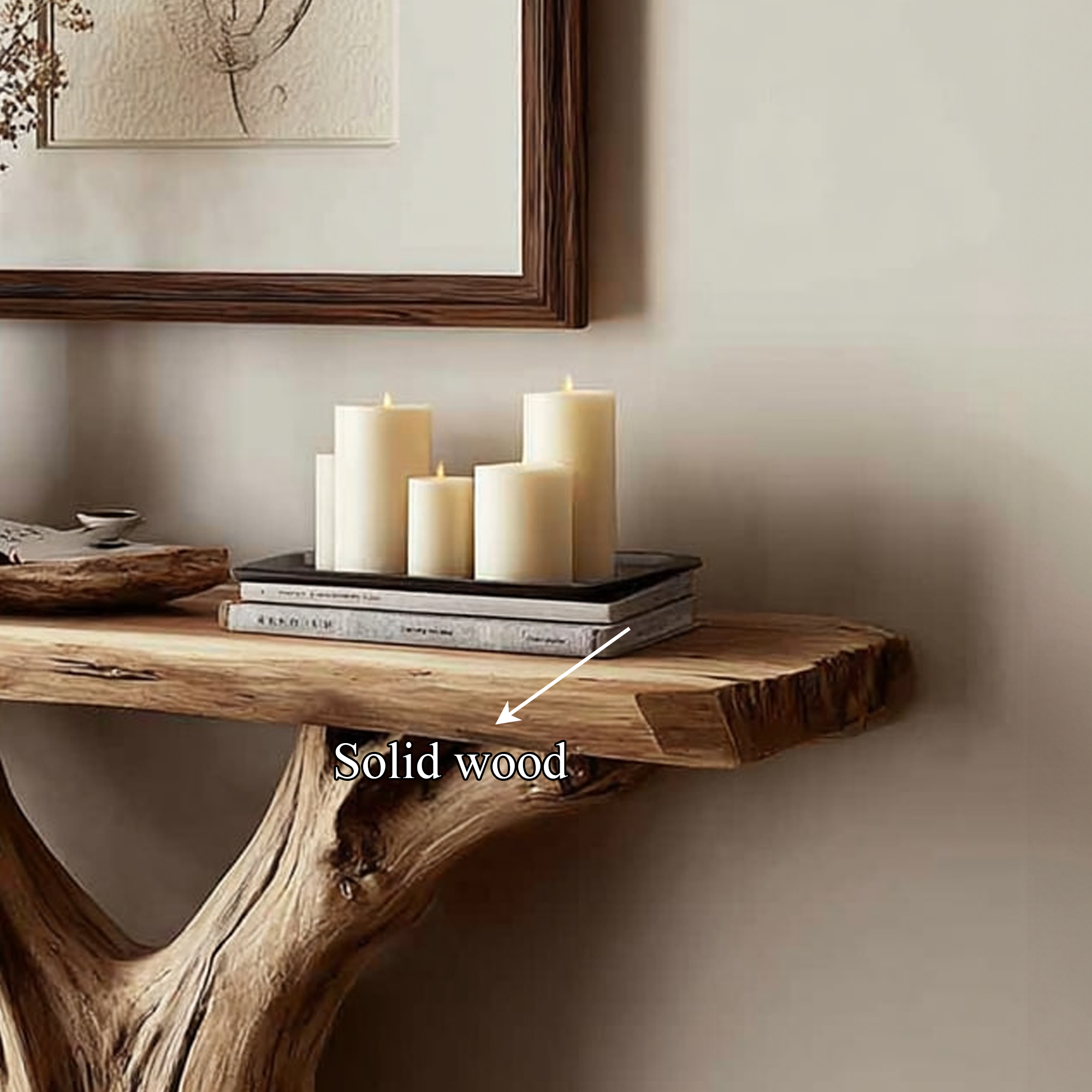 Rustic Console Table Accent Entryway Or Living Room SINLKICS248