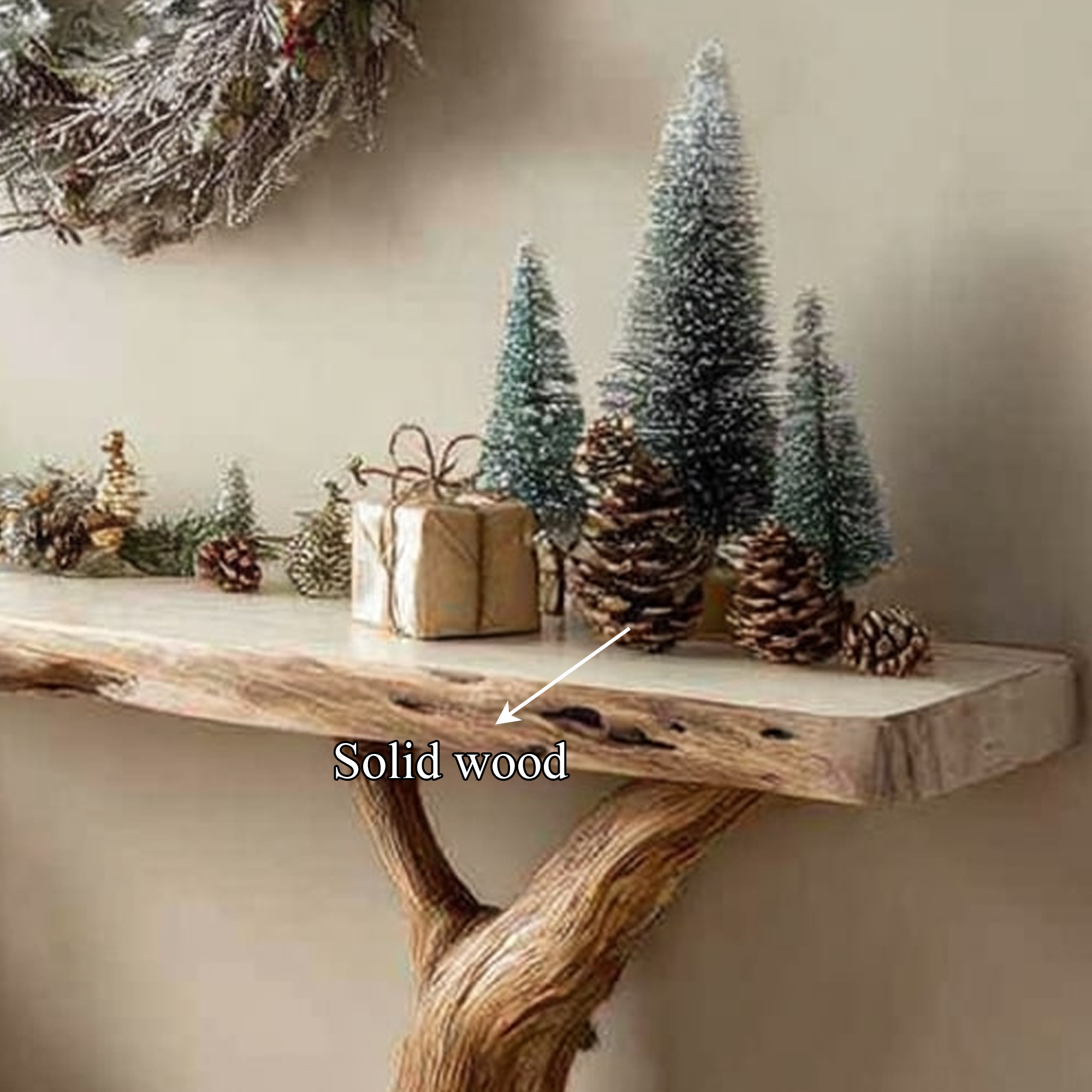 Rustic Console Table Hallway Or Entryway Christmas SINLKICS252