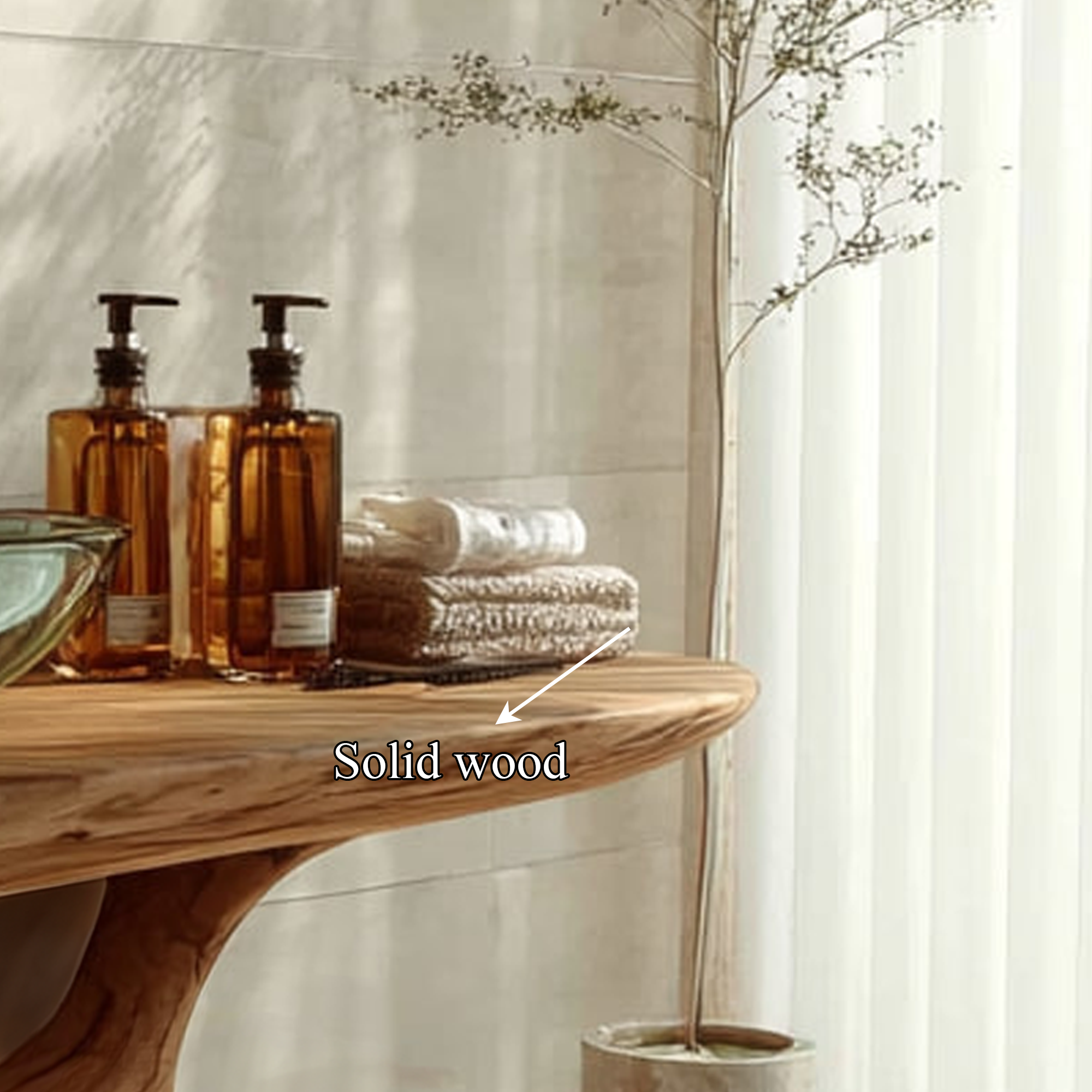 Rustic Handmade Washstand Bathroom SINLKIBRV131