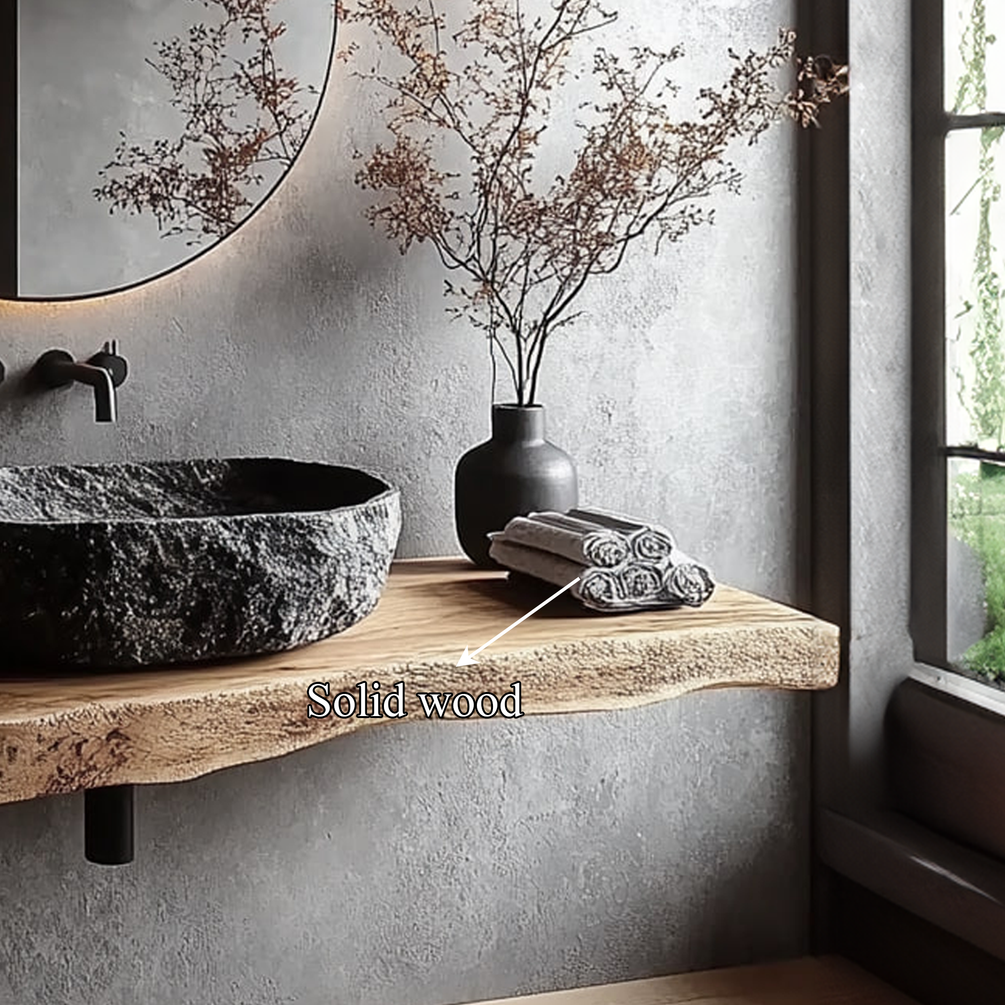 Mid Century Floating Vanity Bathroom Modern Washroom Entryway SINLKIBRV192