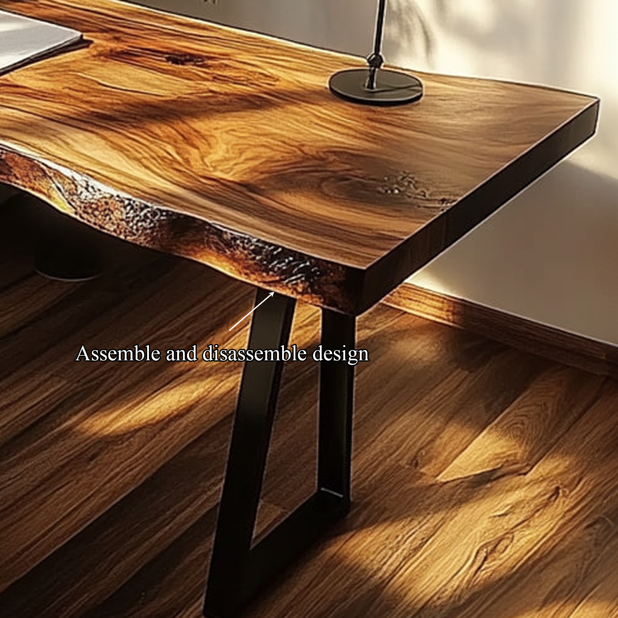 Rustic Natural Work Desk Bedroom And Creative Area SINLKIDK020