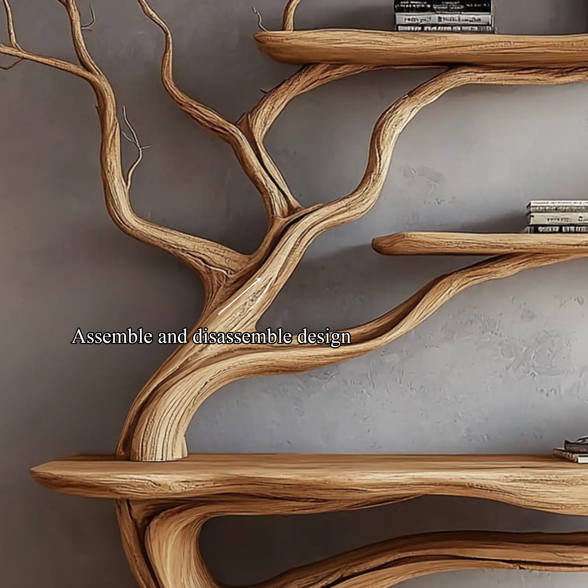 Rustic Console Table Natural Wood Foyer SINLKICS303