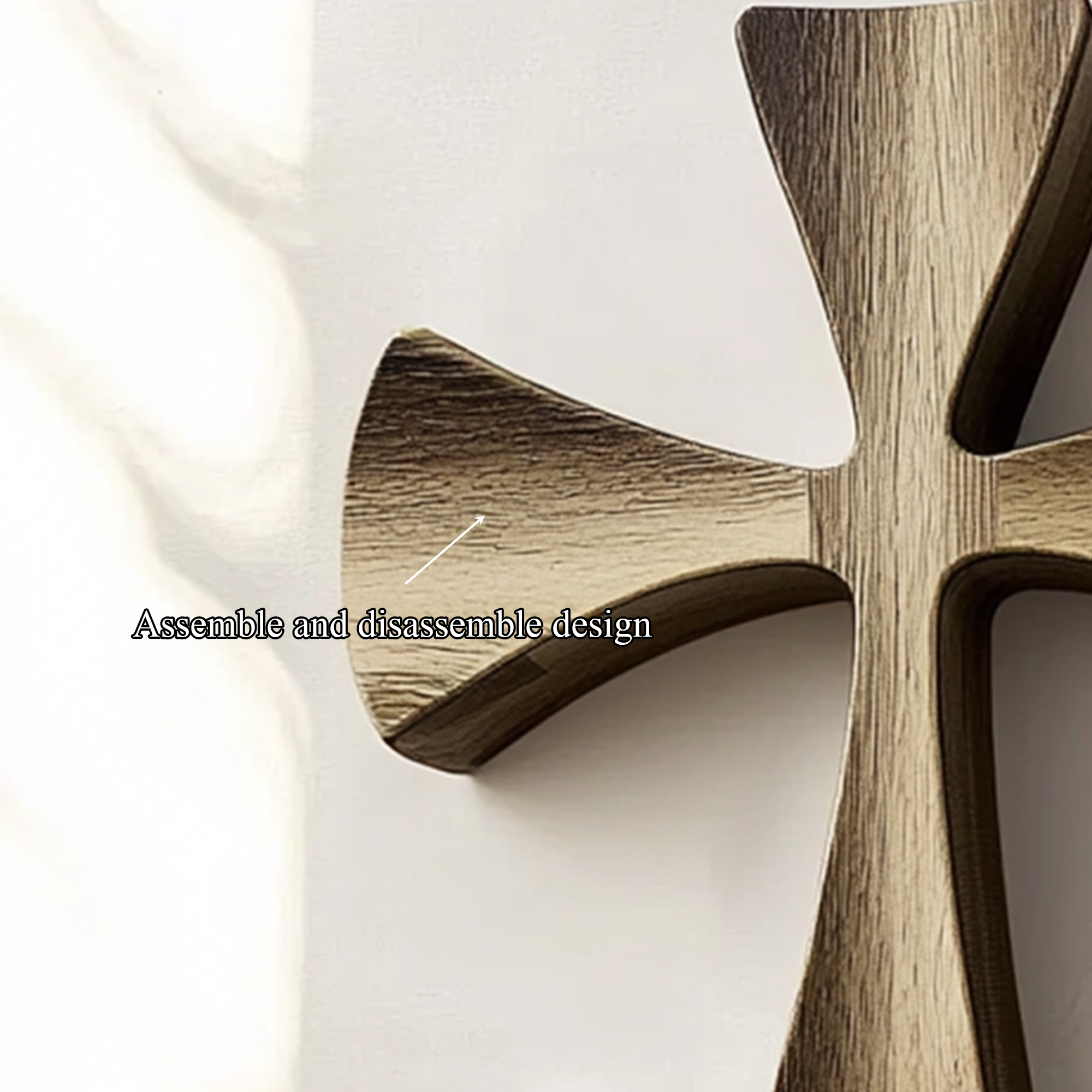 Rustic Wall Cross Living Room And Prayer Room SINLKIWD003