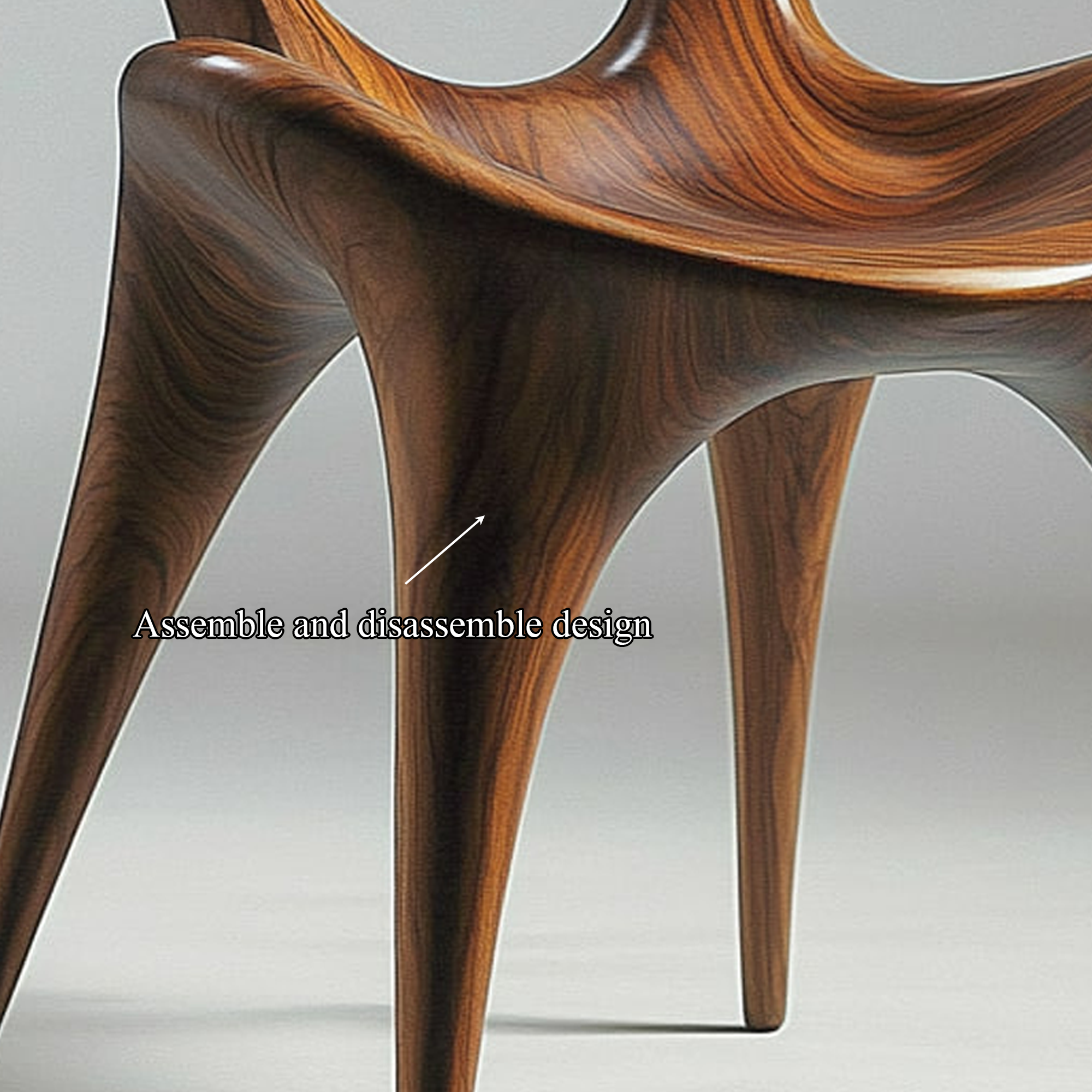 Organic Modern Luxury Accent Chair Living Room Or Lounge SINLKIWC014