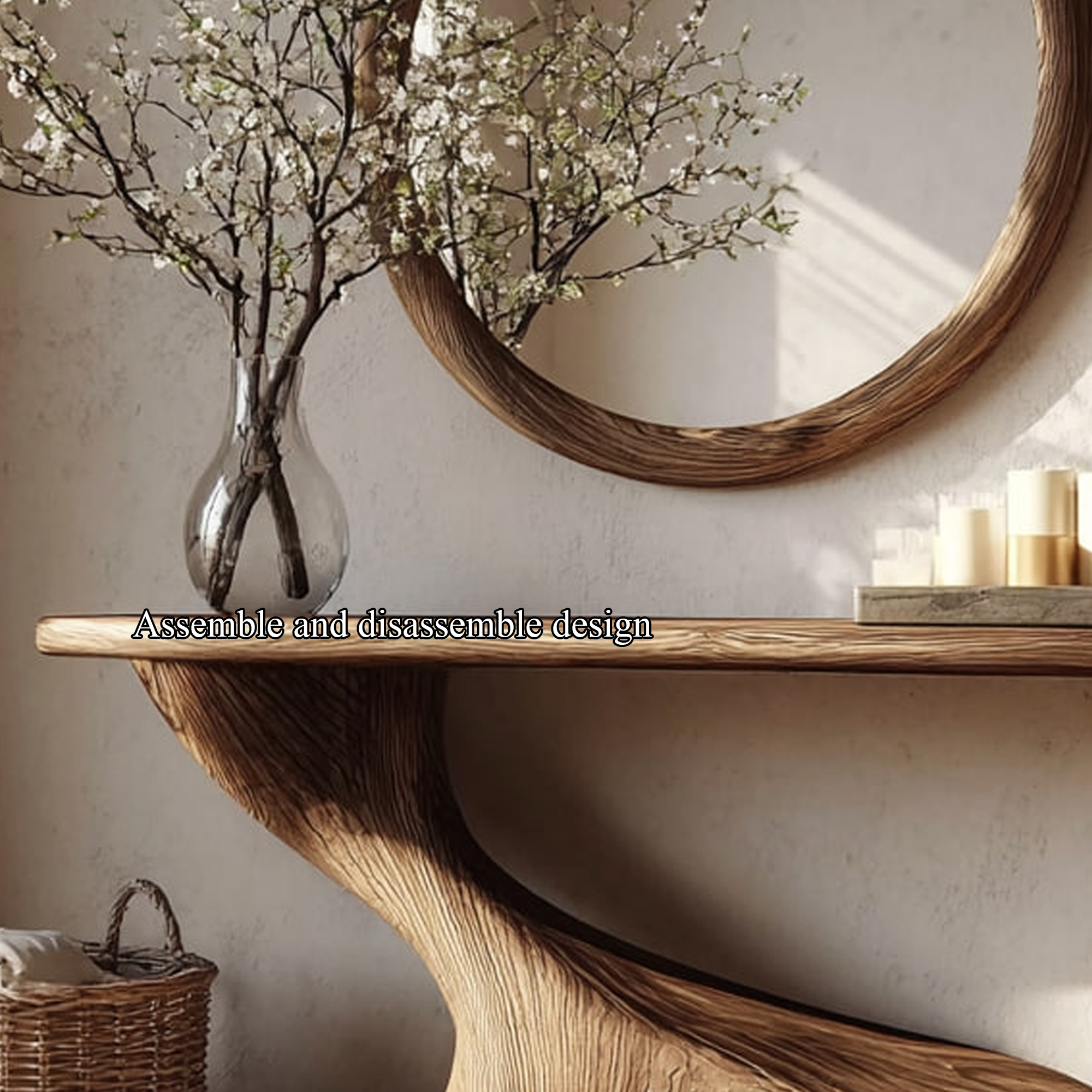Mid Century Entryway Console Table Living Room Or Hallway SINLKICS276