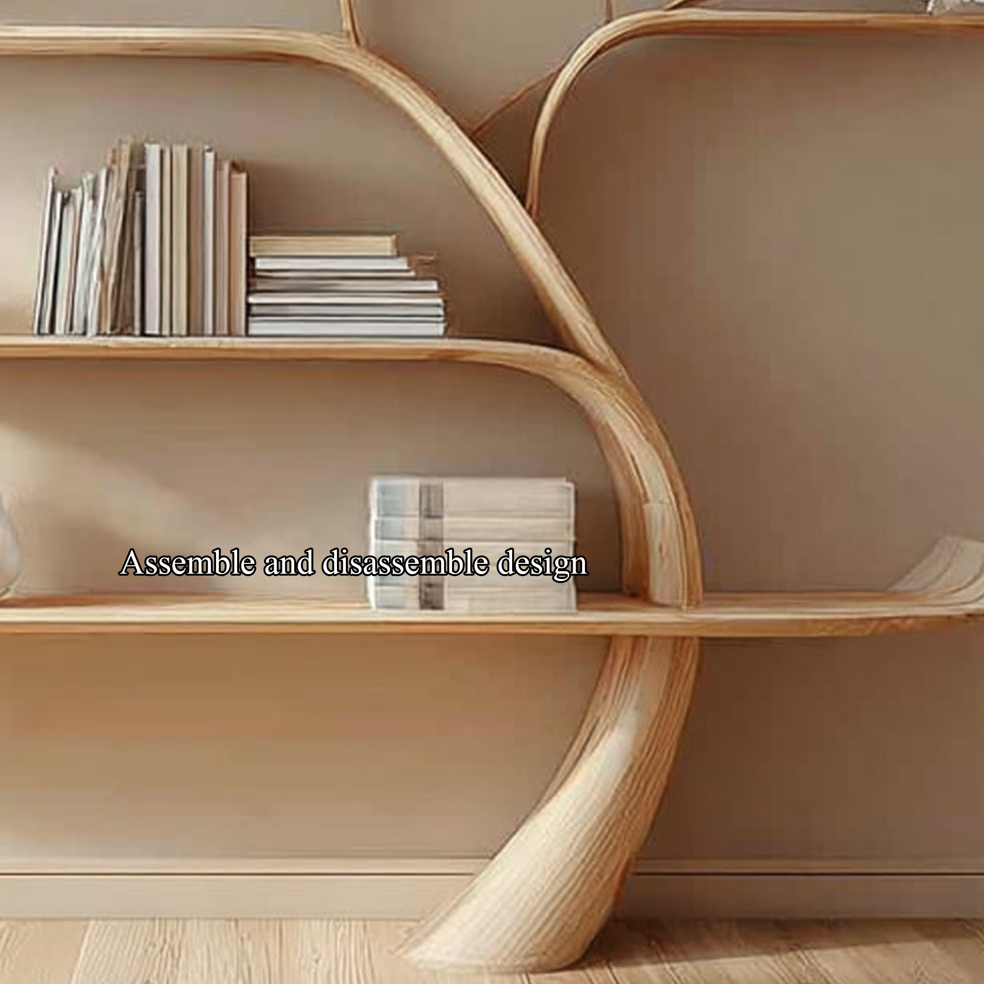 Mid Century Tree Bookshelf Modern Living Bedroom SINLKITB270