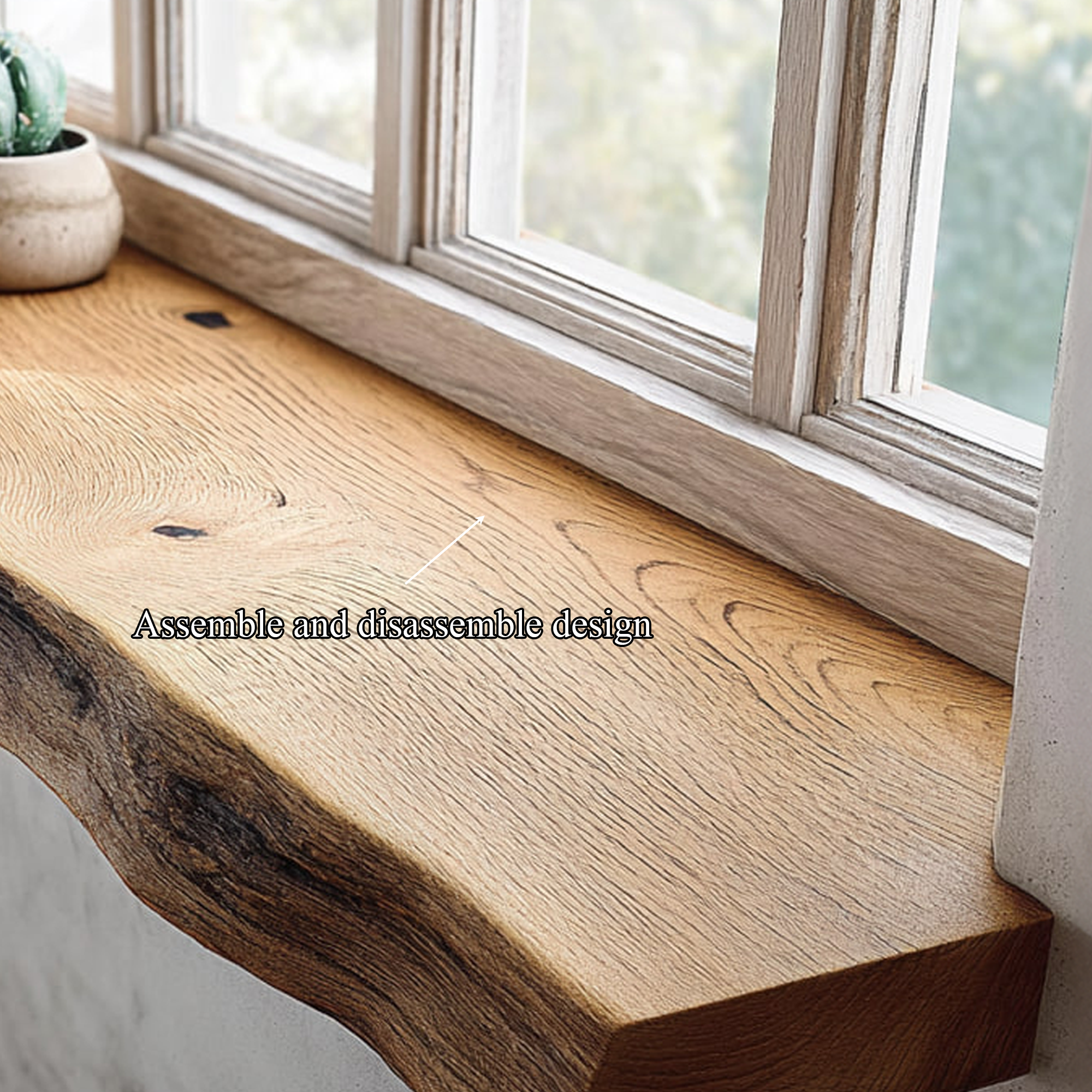 Rustic Floating Window Shelf Kitchen Dining Entryway SINLKIFL187