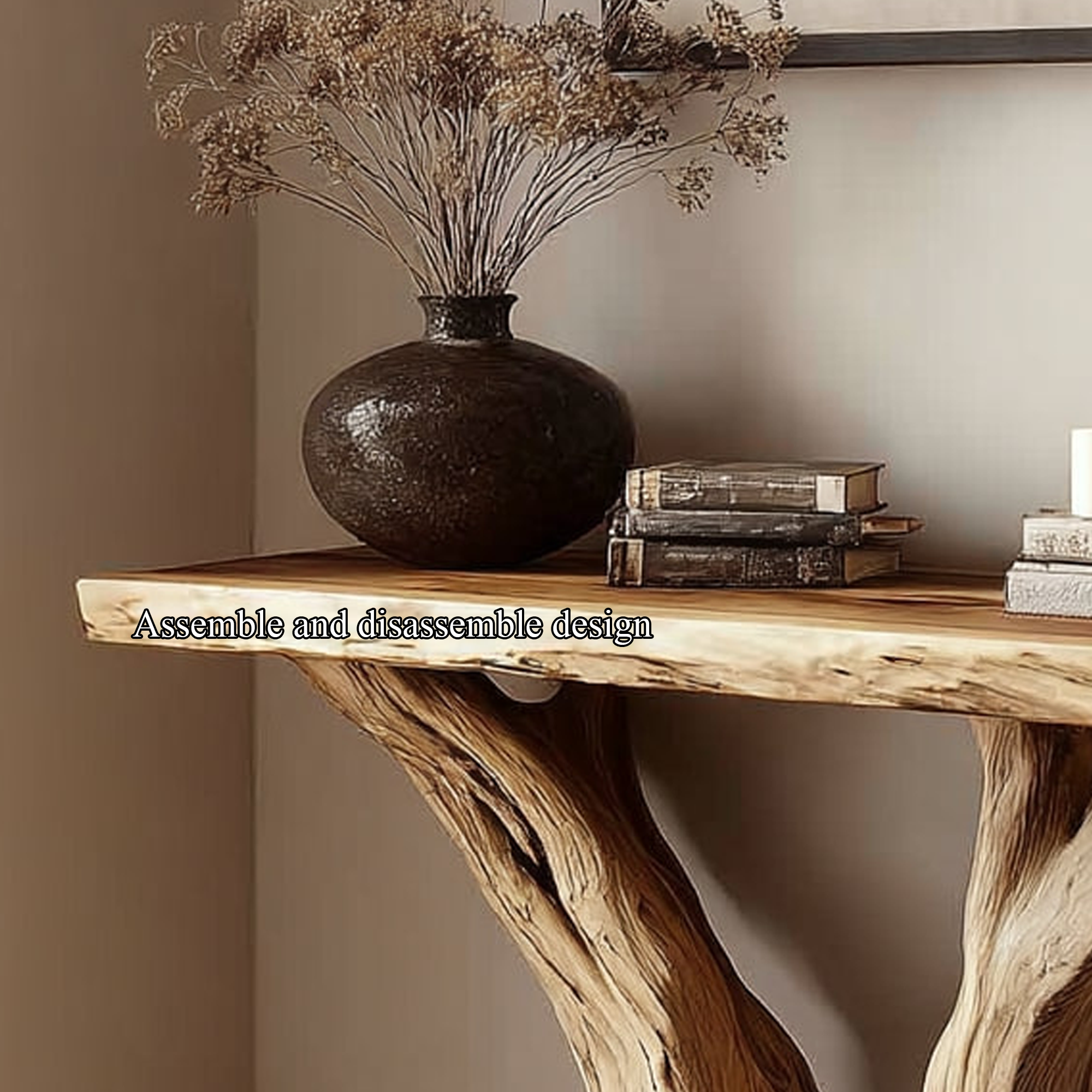 Rustic Console Table Accent Living Room SINLKICS251