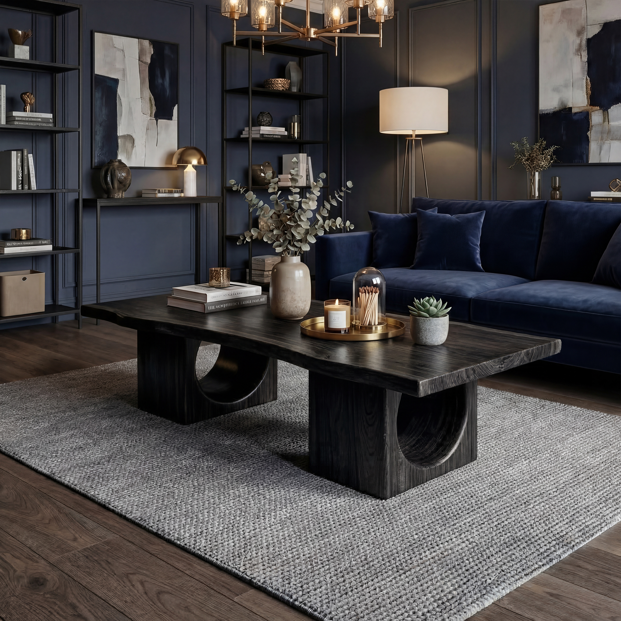 Rustic Organic Coffee Table For Living Room And Lounge SINLKICF338