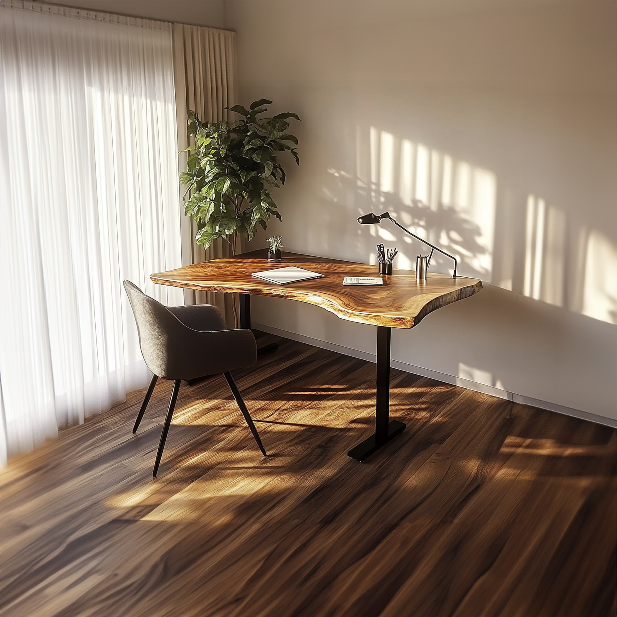 Rustic Office Desk Reading Room And Studio Room SINLKIDK027