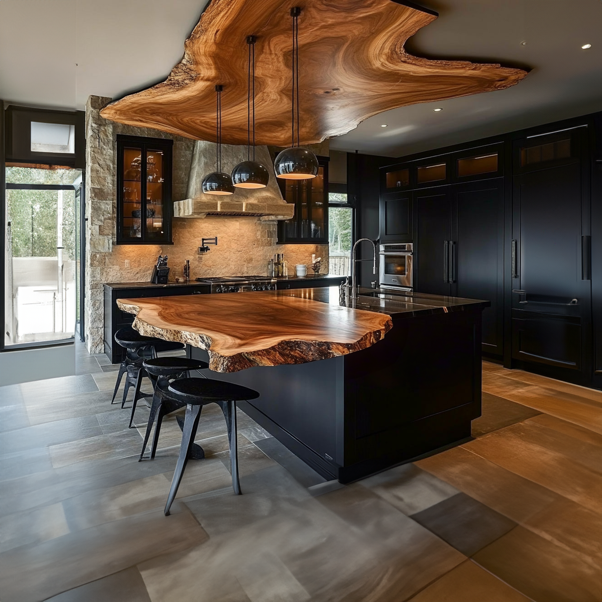 Rustic Industrial Luxury Kitchen Island Kitchen Or Dining Room SINLKIKI124