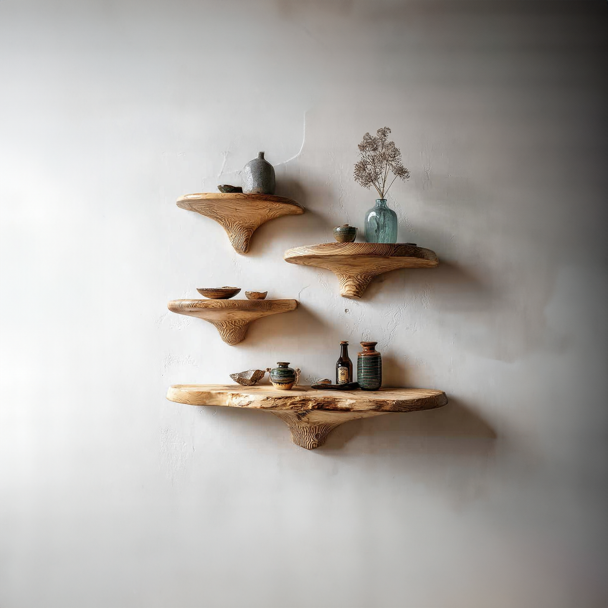 Midcentury Mushroom Shelf Bathroom SINLKIFL147