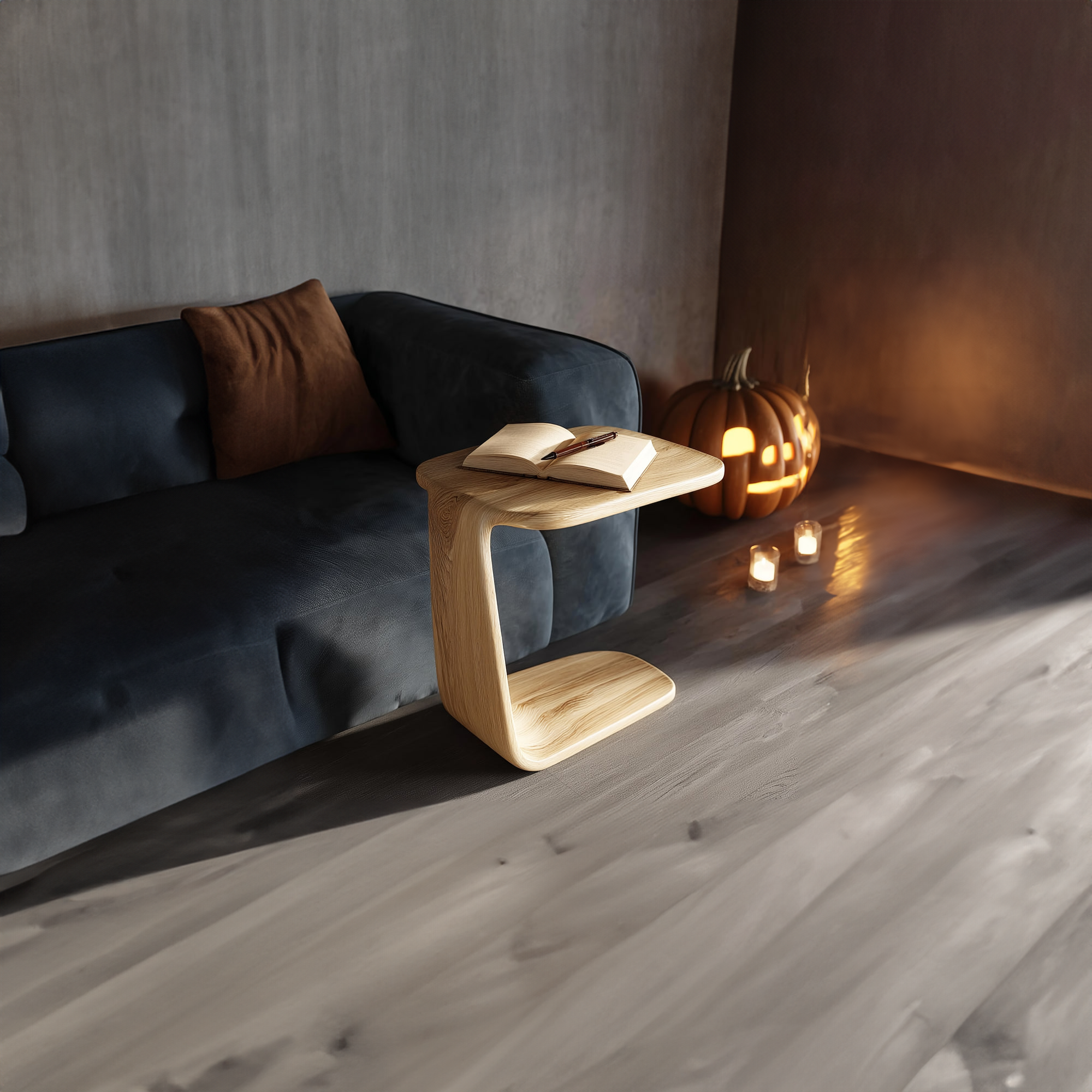 Organic Modern Modern Side Table For Living Room SINLKIBT193