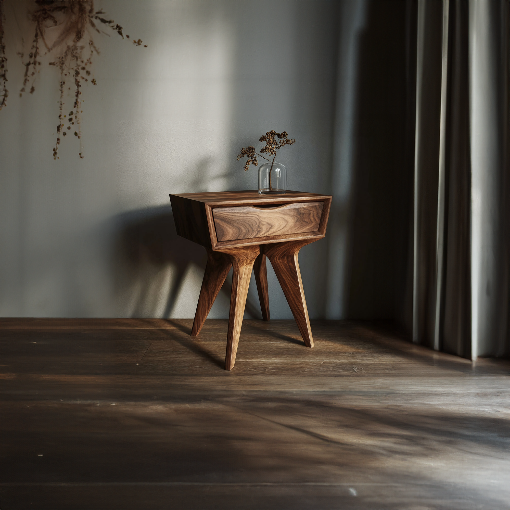 Sculptural Minimalist Side Table Bedroom Or Office Room SINLKICC024