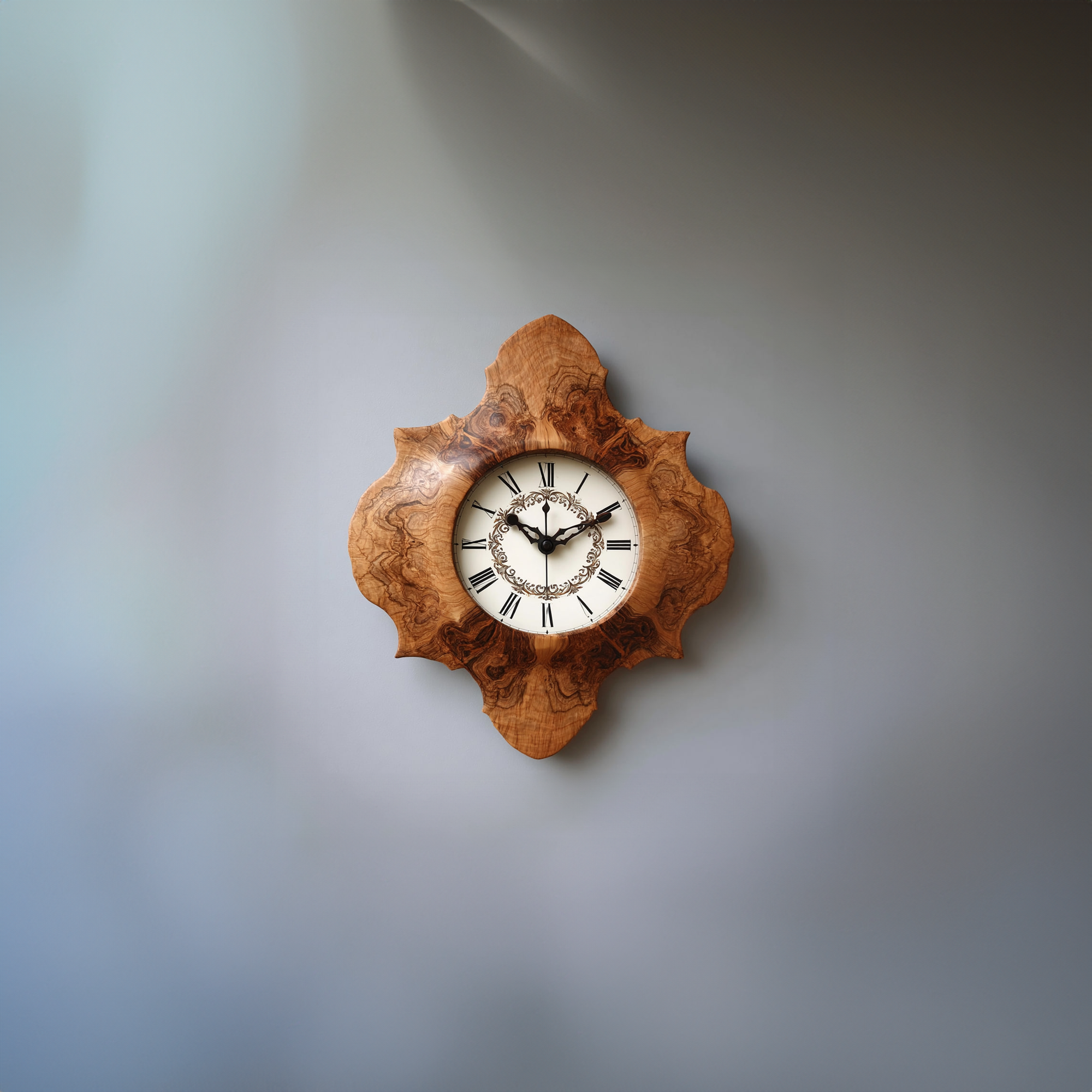 Rustic Unique Wood Wall Clock Living Room Or Dining Area SINLKICK005